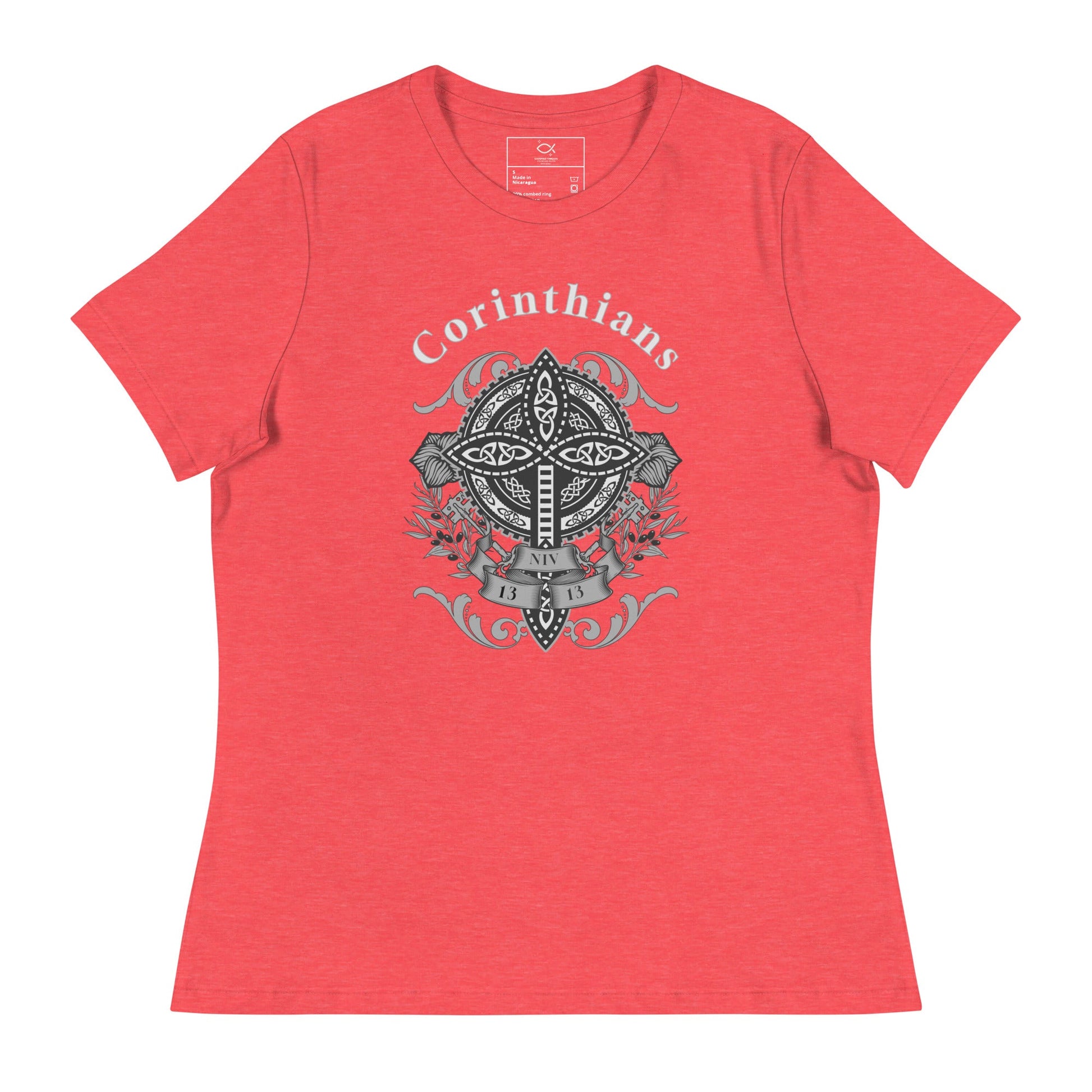 ✝️ Corinthians Women’s Relaxed T-Shirt – Faith - Inspired ComfortWomen's Relaxed T-Shirt | T-Shirts – GodSpeed Threads