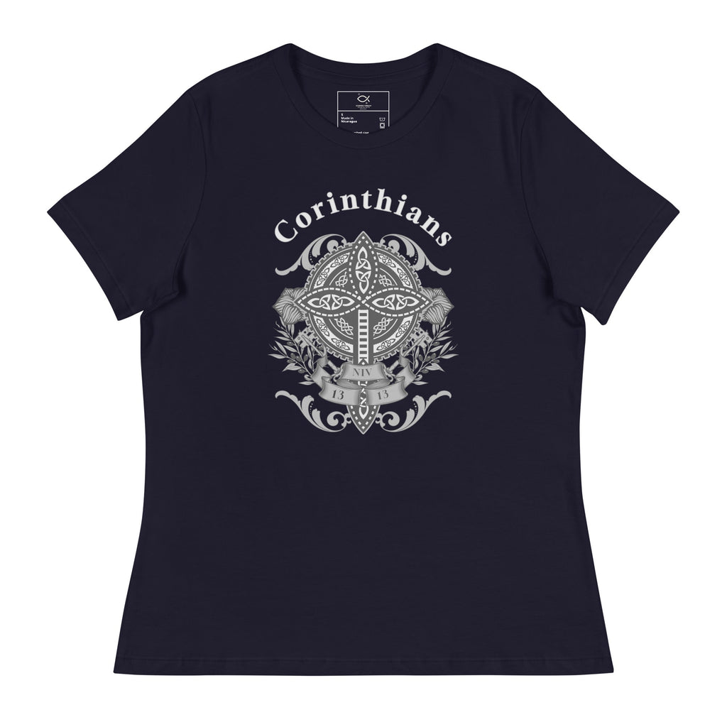 ✝️ Corinthians Women’s Relaxed T-Shirt – Faith - Inspired ComfortWomen's Relaxed T-Shirt | T-Shirts – GodSpeed Threads