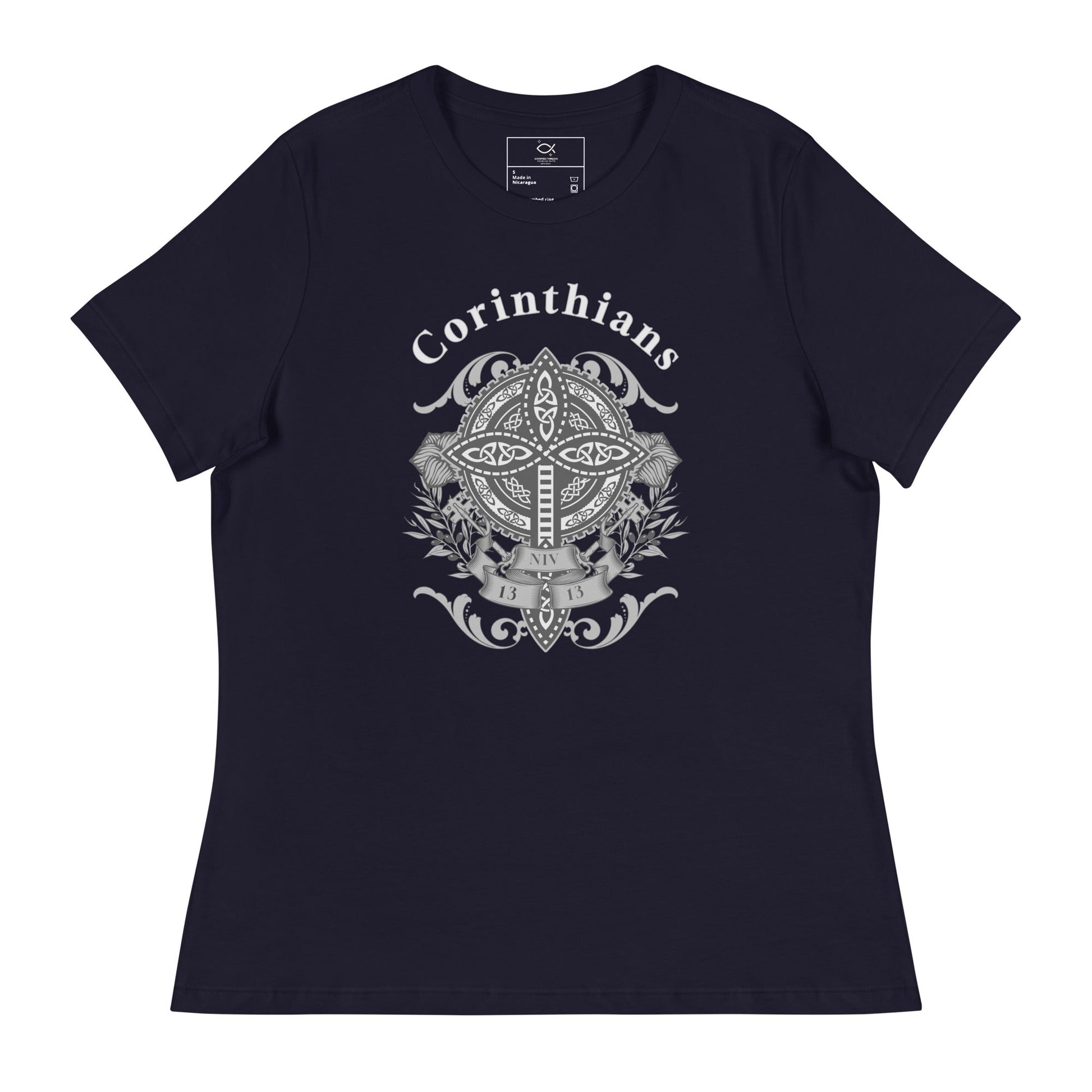 ✝️ Corinthians Women’s Relaxed T-Shirt – Faith - Inspired ComfortWomen's Relaxed T-Shirt | T-Shirts – GodSpeed Threads