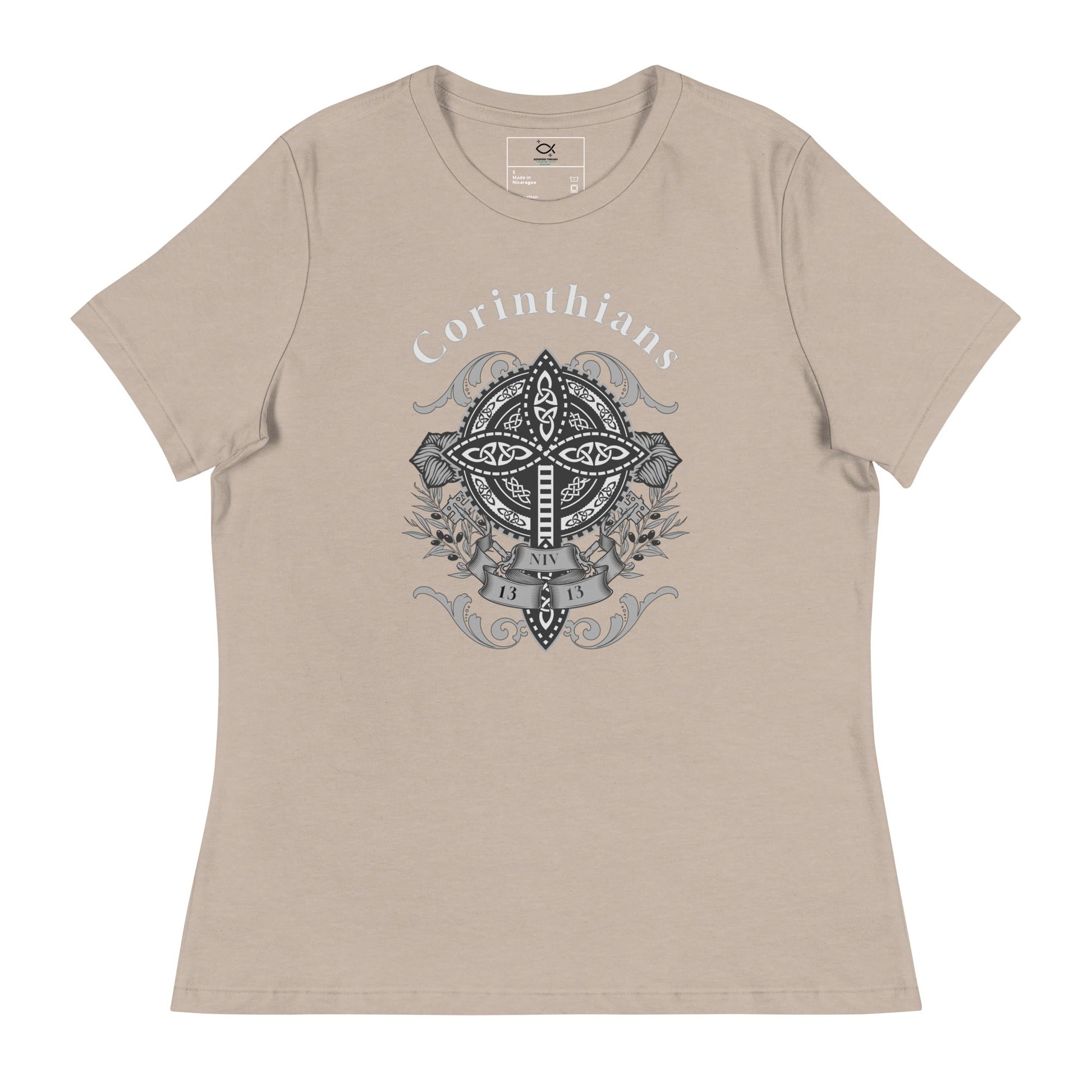 ✝️ Corinthians Women’s Relaxed T-Shirt – Faith - Inspired ComfortWomen's Relaxed T-Shirt | T-Shirts – GodSpeed Threads