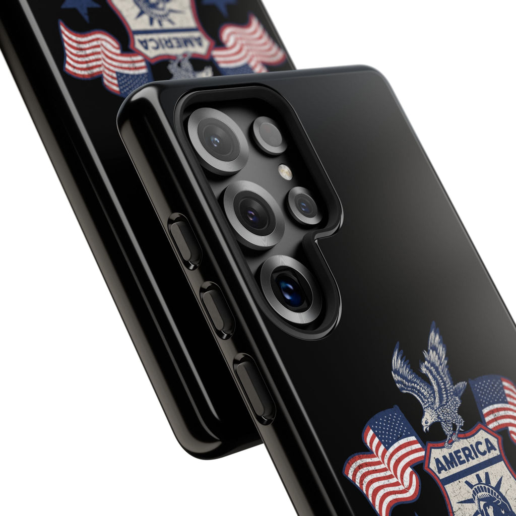 Custom Phone Case, Tough Cases for Veterans, Patriotic Gift, Home to God's Soldiers, USA Flag Accessory, Memorial Day | Phone Case – GodSpeed Threads