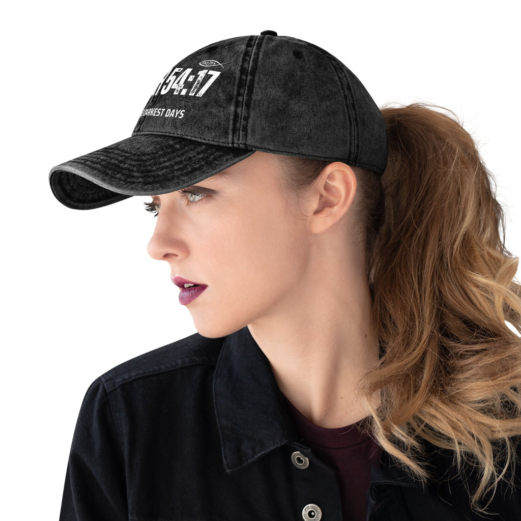 🧢 Distressed Vintage Otto / Twill Cap – Faith - Inspired Statement Hat | Hats – GodSpeed Threads