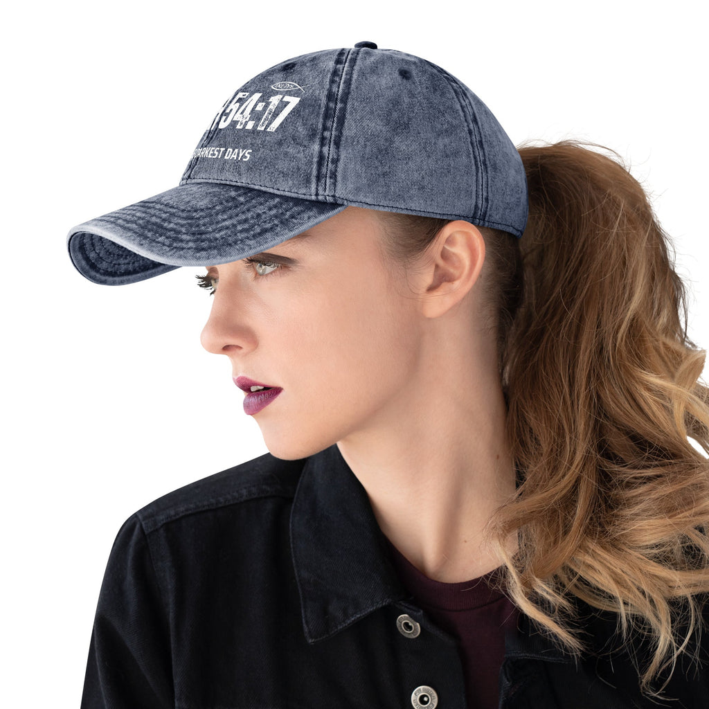 🧢 Distressed Vintage Otto / Twill Cap – Faith - Inspired Statement Hat | Hats – GodSpeed Threads