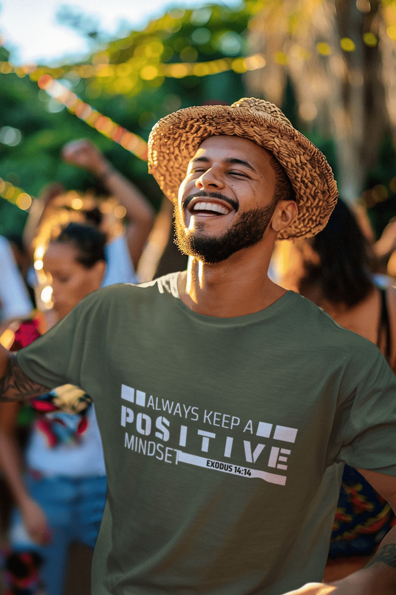 Embrace Positivity and Trust with the Exodus 14:14 T-Shirt | – GodSpeed Threads