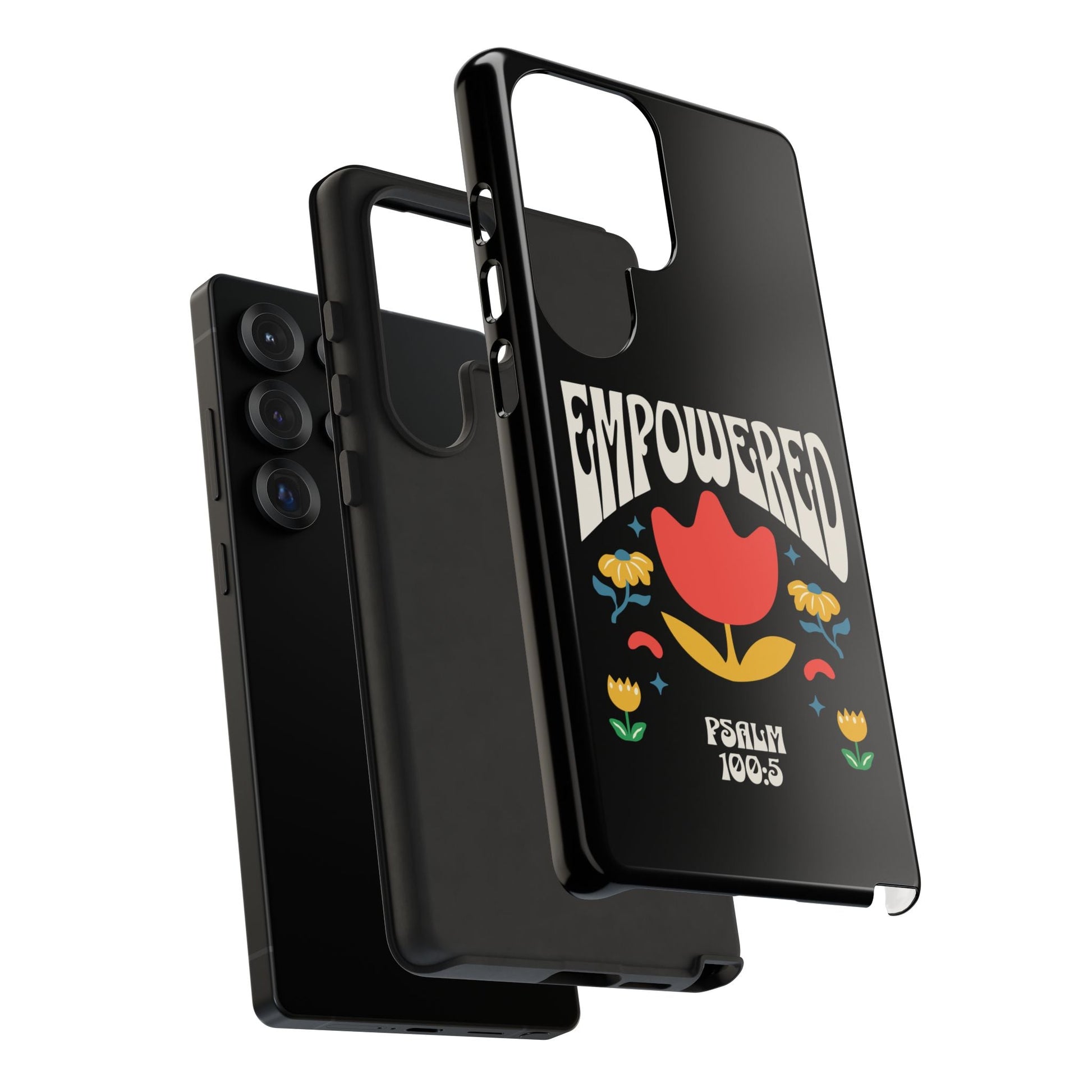 Empowered Floral Phone Case, Inspirational Phone Case, Unique Gift for Her, Psalm 100:5, Tough Phone Cover, Empowering Accessory | Phone Case – GodSpeed Threads