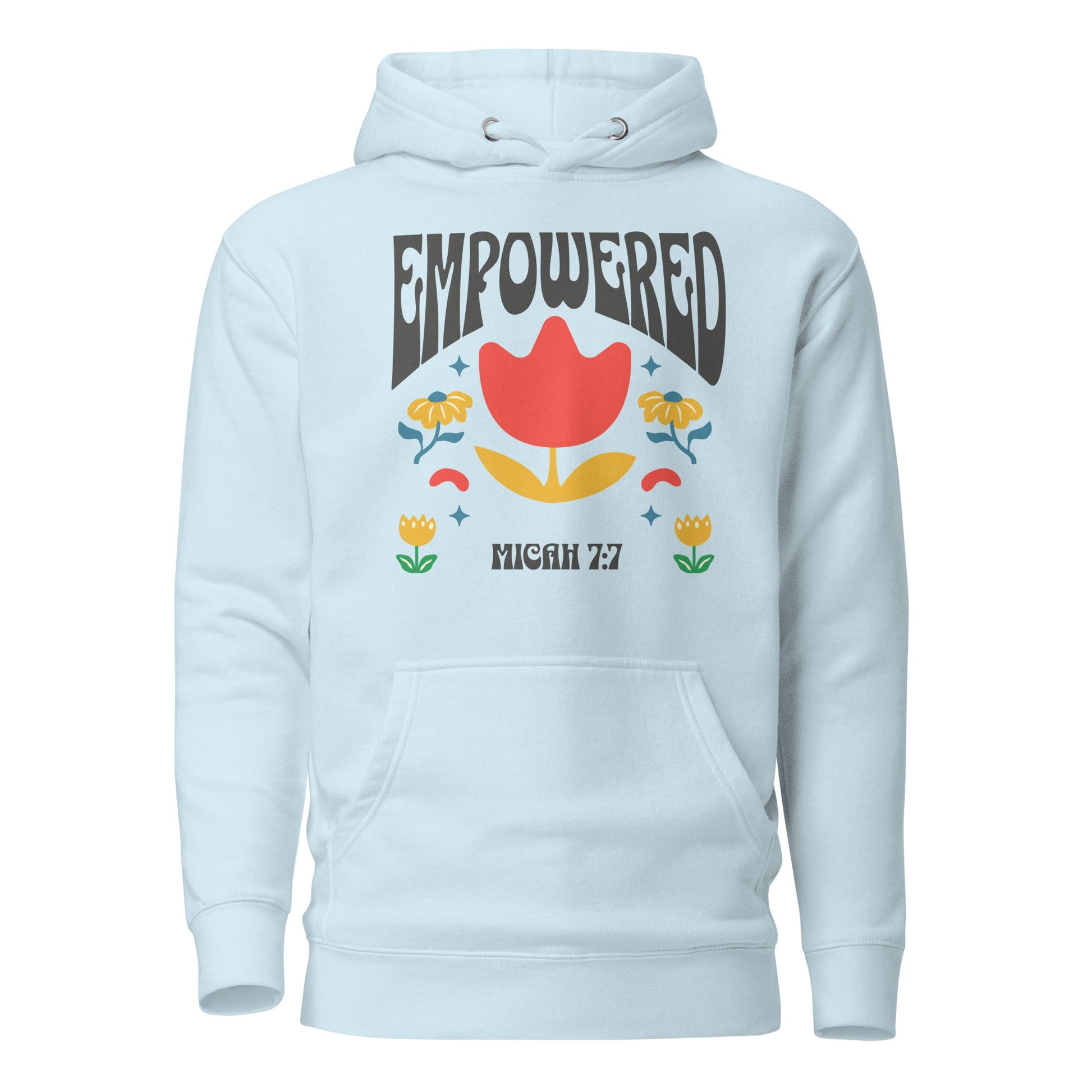 ✝️ Empowered Hoodie – Micah 7:7 Faith - Inspired Comfort Wear | Hoodies – GodSpeed Threads