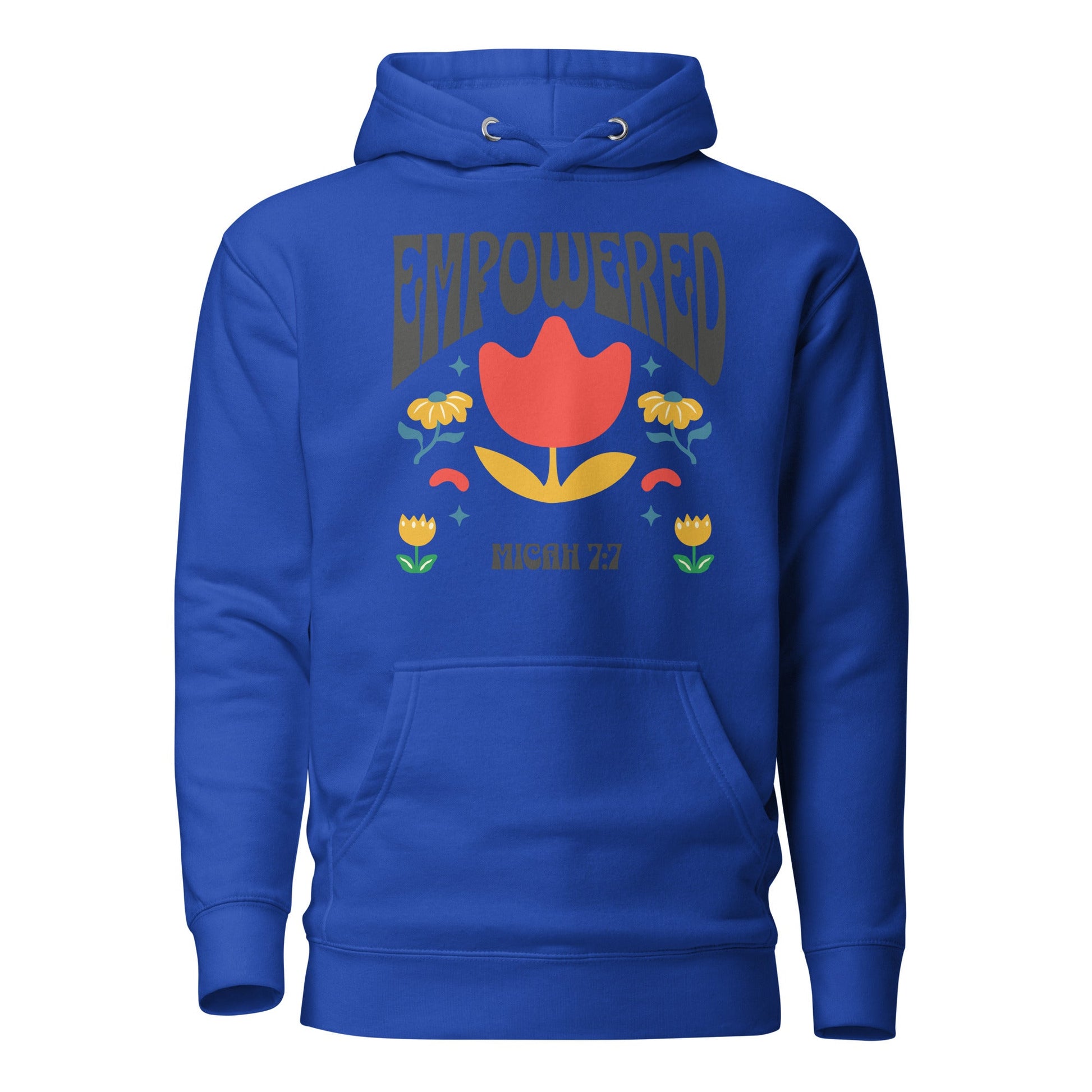✝️ Empowered Hoodie – Micah 7:7 Faith - Inspired Comfort Wear | Hoodies – GodSpeed Threads