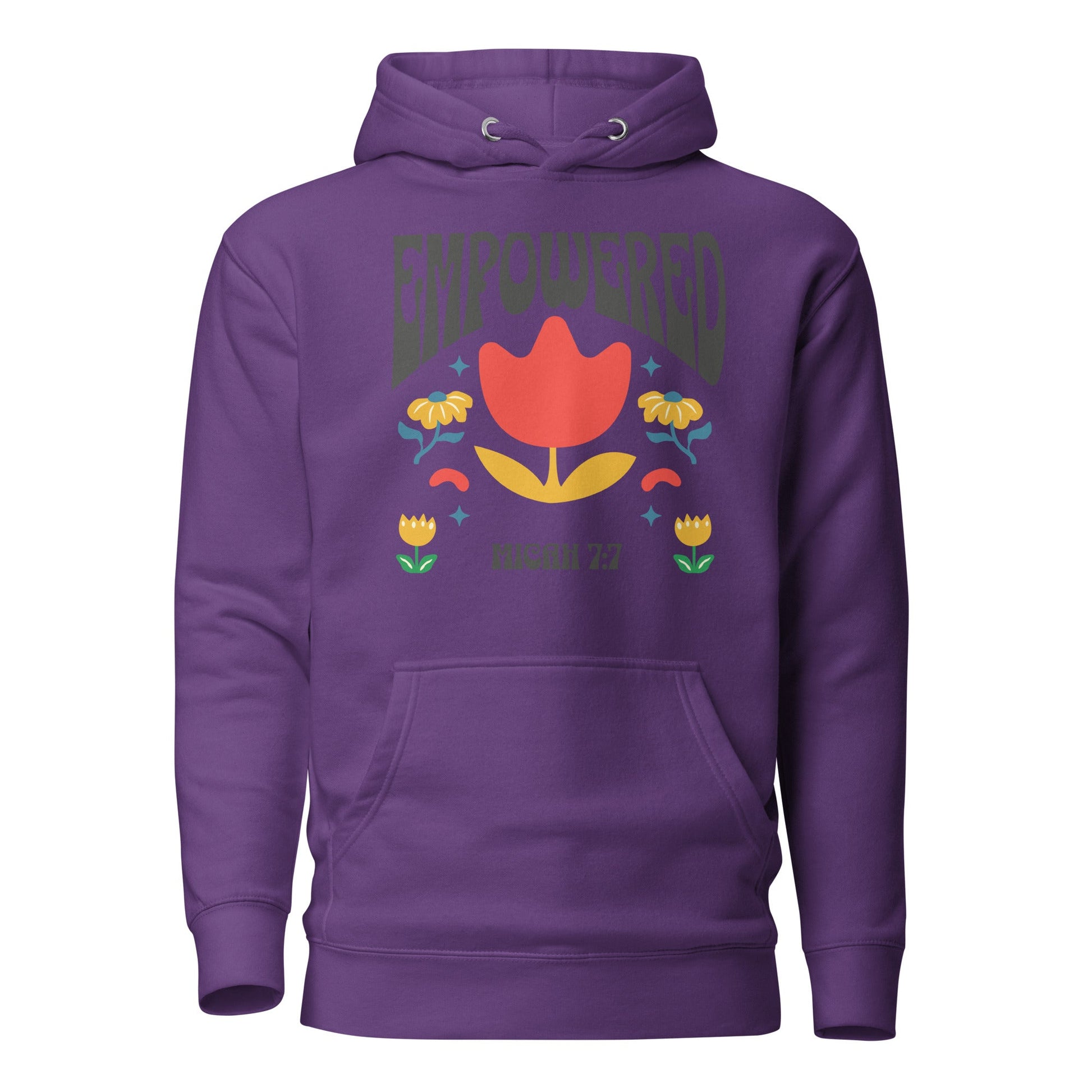 ✝️ Empowered Hoodie – Micah 7:7 Faith - Inspired Comfort Wear | Hoodies – GodSpeed Threads