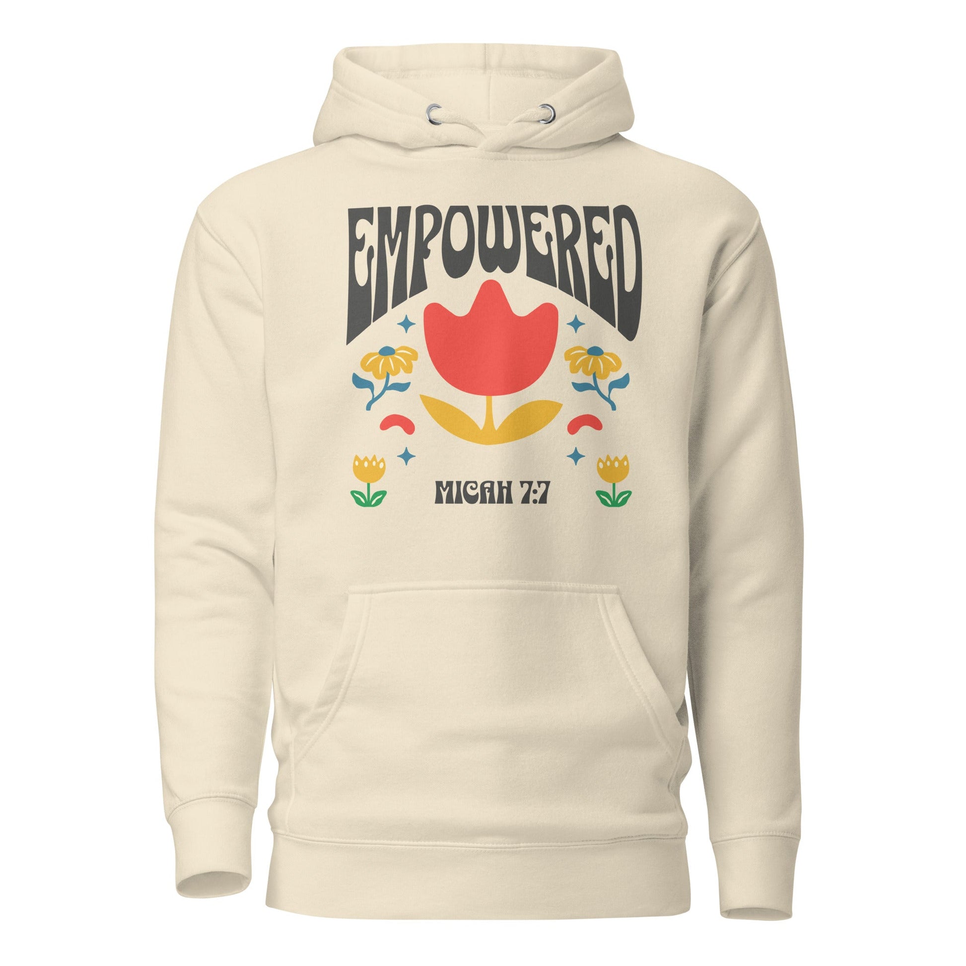 ✝️ Empowered Hoodie – Micah 7:7 Faith - Inspired Comfort Wear | Hoodies – GodSpeed Threads