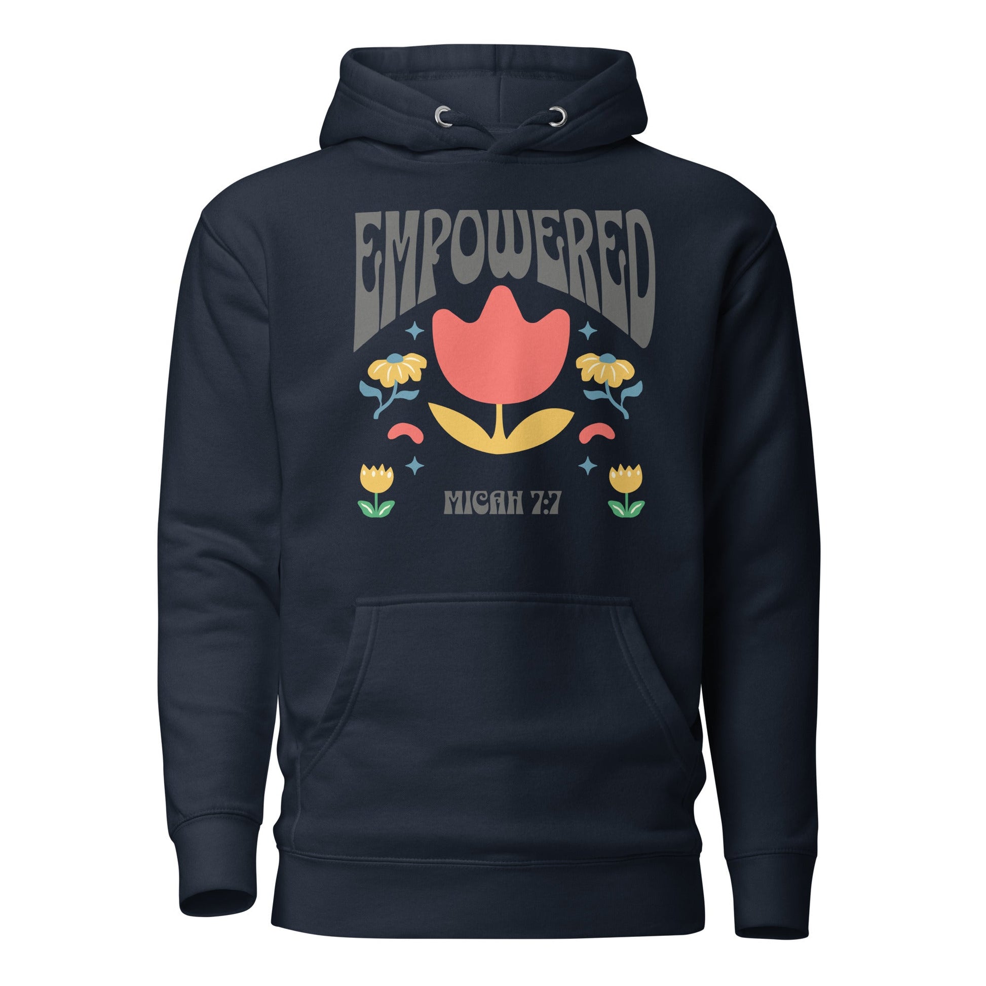 ✝️ Empowered Hoodie – Micah 7:7 Faith - Inspired Comfort Wear | Hoodies – GodSpeed Threads