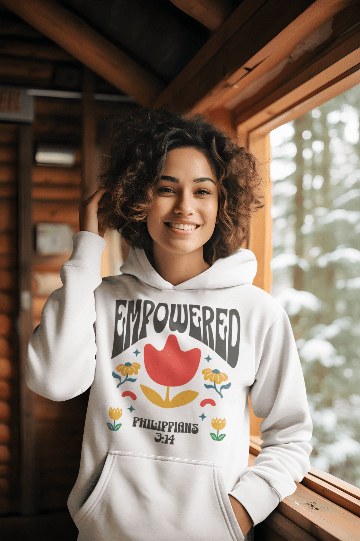 ✝️ Empowered Hoodie – Philippians 3:14 | sweatshirt – GodSpeed Threads