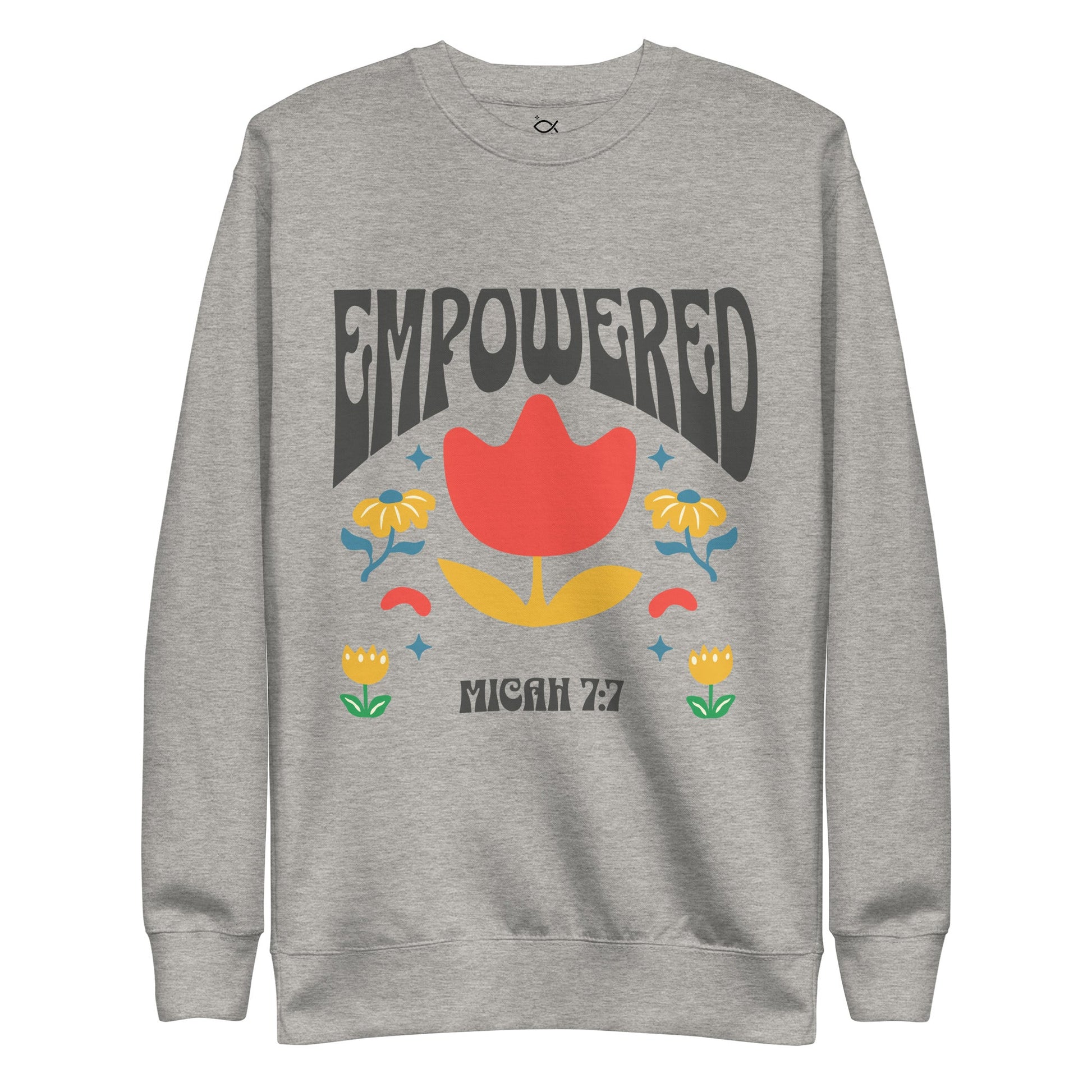 ✝️ Empowered Micah 7:7 Sweatshirt – Faith - Inspired Christian Apparel | sweatshirts – GodSpeed Threads