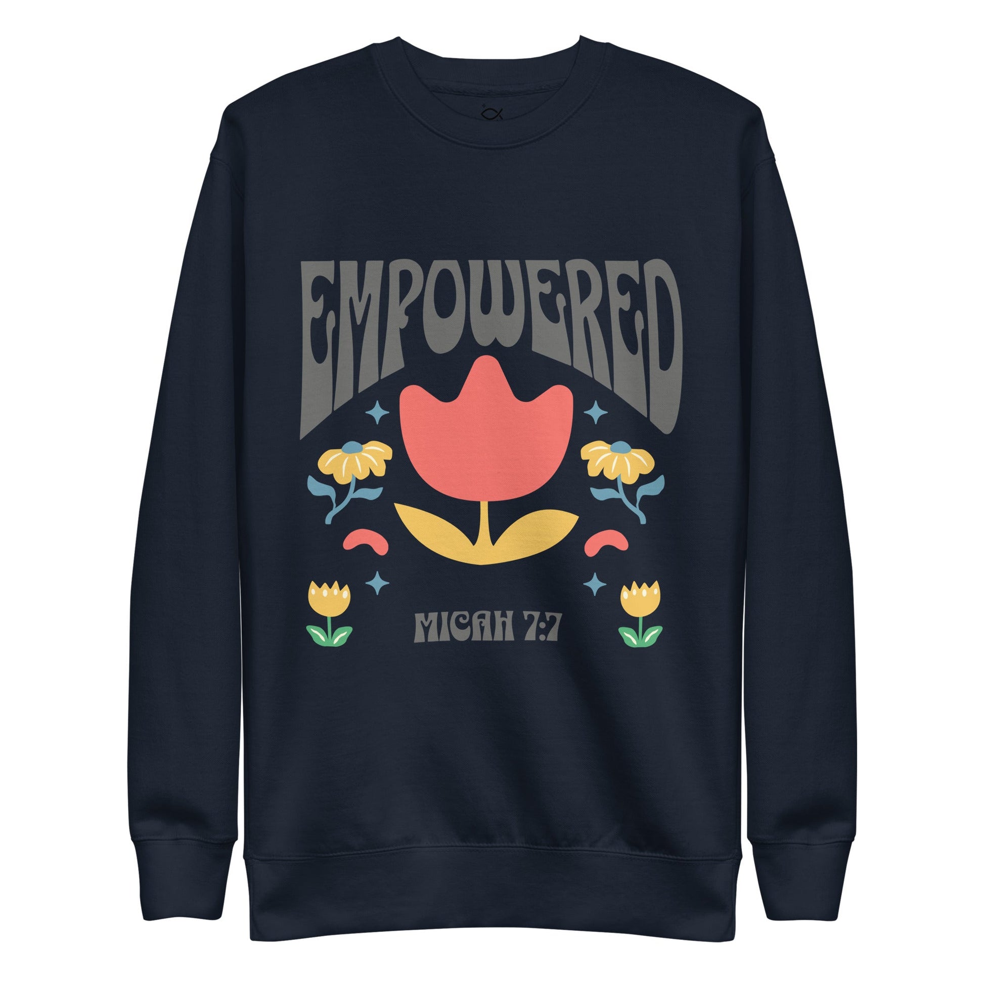✝️ Empowered Micah 7:7 Sweatshirt – Faith - Inspired Christian Apparel | sweatshirts – GodSpeed Threads