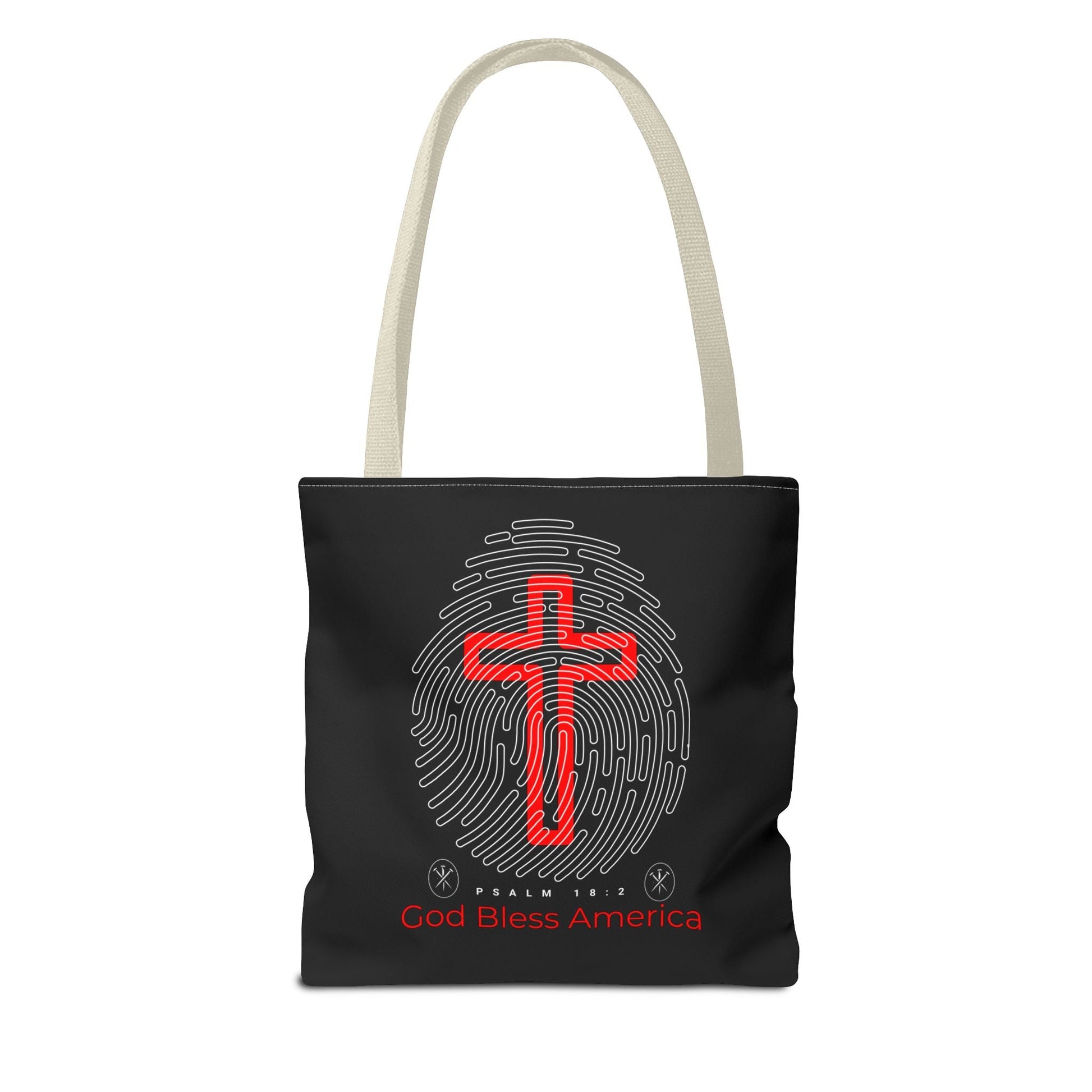 Faith - Inspired Tote Bag, Cross Design, God Bless America, Christian Gift, Spiritual Tote, Everyday Use, Religious Shopper | Bags – GodSpeed Threads
