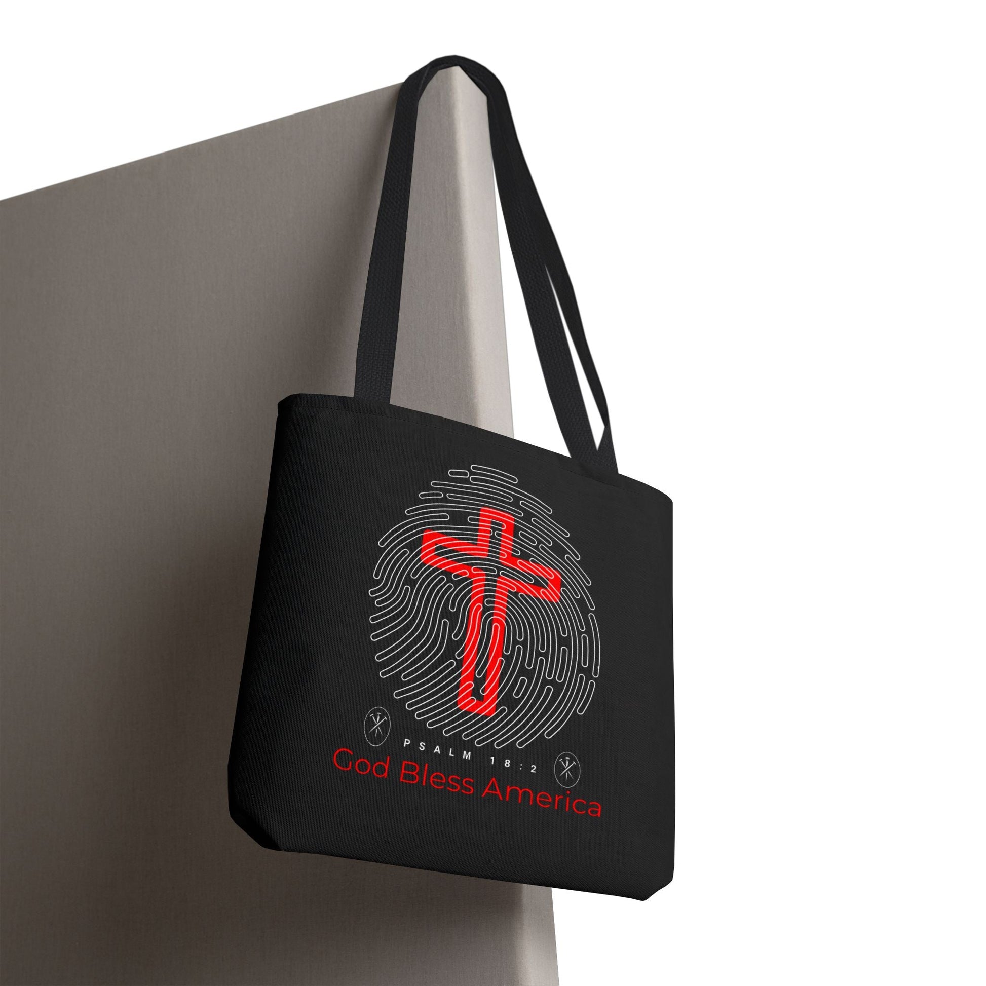 Faith - Inspired Tote Bag, Cross Design, God Bless America, Christian Gift, Spiritual Tote, Everyday Use, Religious Shopper | Bags – GodSpeed Threads