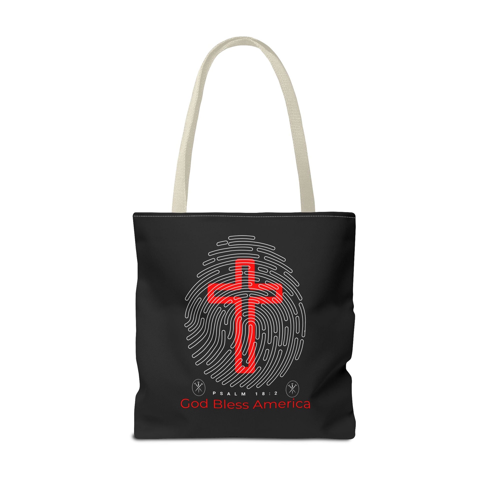 Faith - Inspired Tote Bag, Cross Design, God Bless America, Christian Gift, Spiritual Tote, Everyday Use, Religious Shopper | Bags – GodSpeed Threads