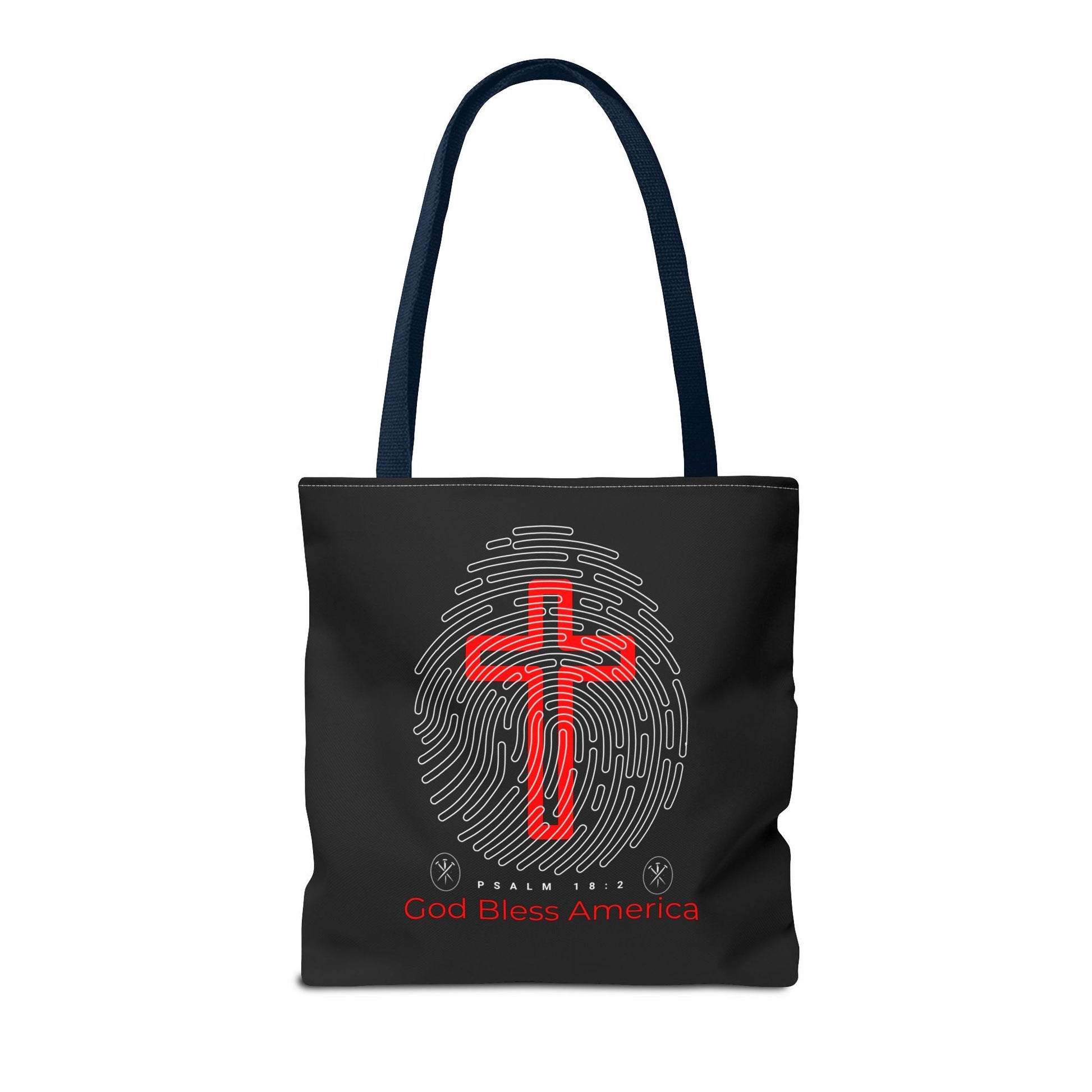 Faith - Inspired Tote Bag, Cross Design, God Bless America, Christian Gift, Spiritual Tote, Everyday Use, Religious Shopper | Bags – GodSpeed Threads