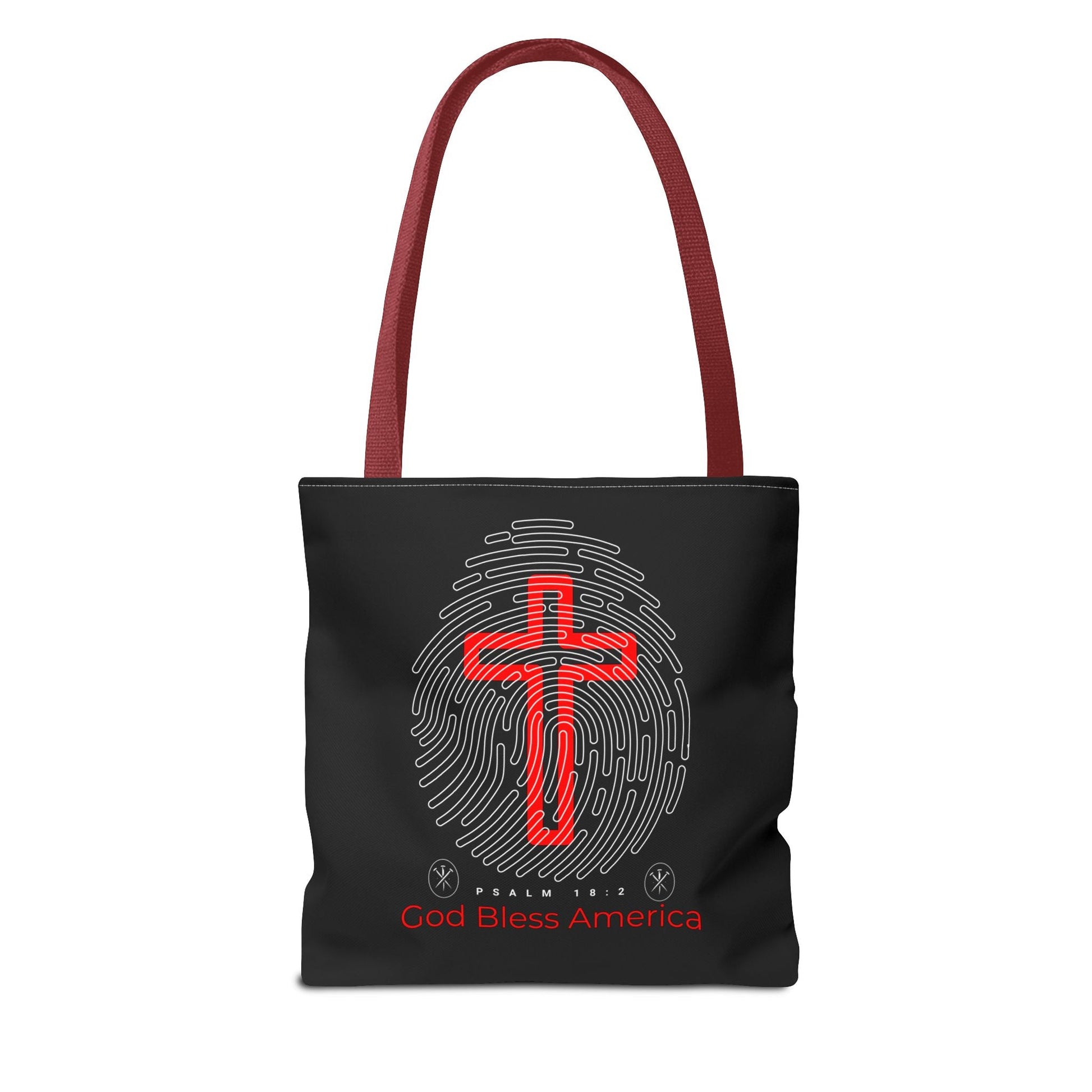 Faith - Inspired Tote Bag, Cross Design, God Bless America, Christian Gift, Spiritual Tote, Everyday Use, Religious Shopper | Bags – GodSpeed Threads