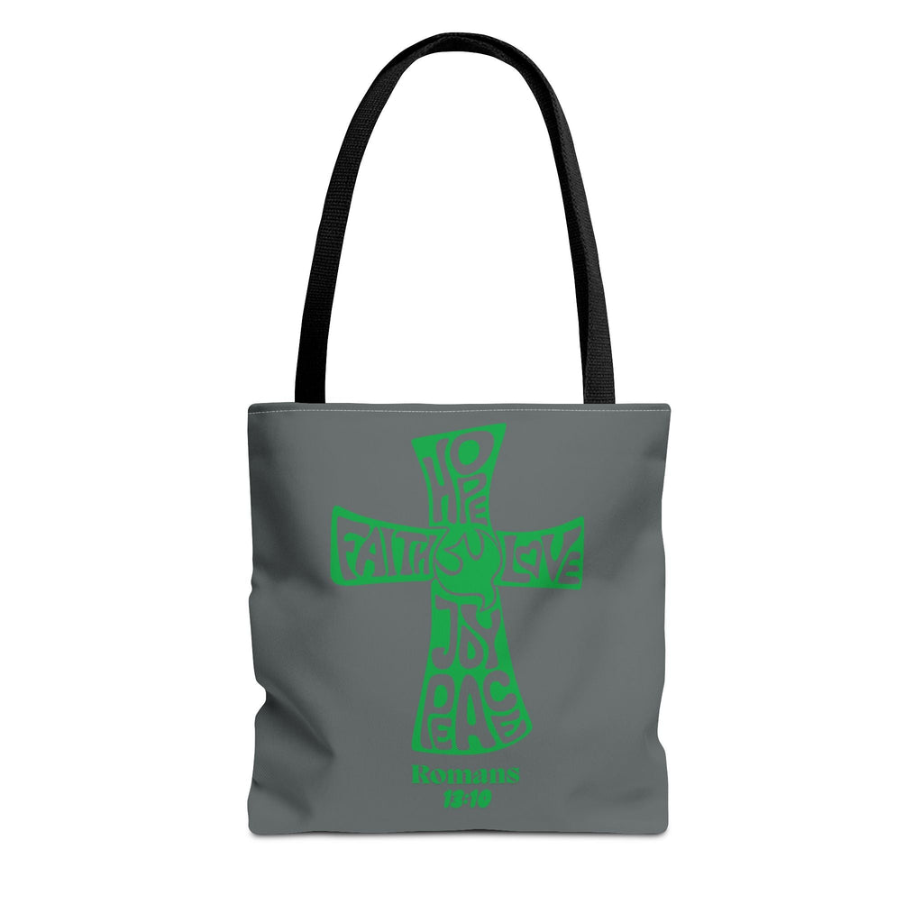 Faith - Inspired Tote Bag, Motivational Cross Design, Spiritual Gift, Everyday Use, Eco - Friendly Fashion, Religious Accessories | Bags – GodSpeed Threads
