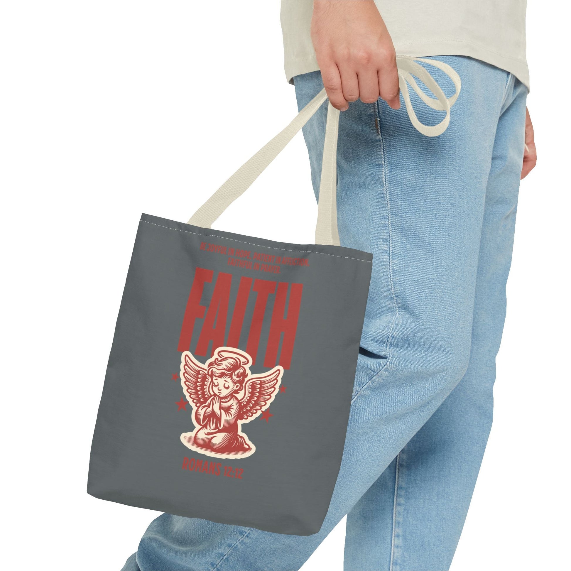Faith - Inspired Tote Bag: Stylish & Versatile, Gift for Holidays, Shopping, Encouragement, Inspirational Gift, Eco - Friendly Bag | Bags – GodSpeed Threads