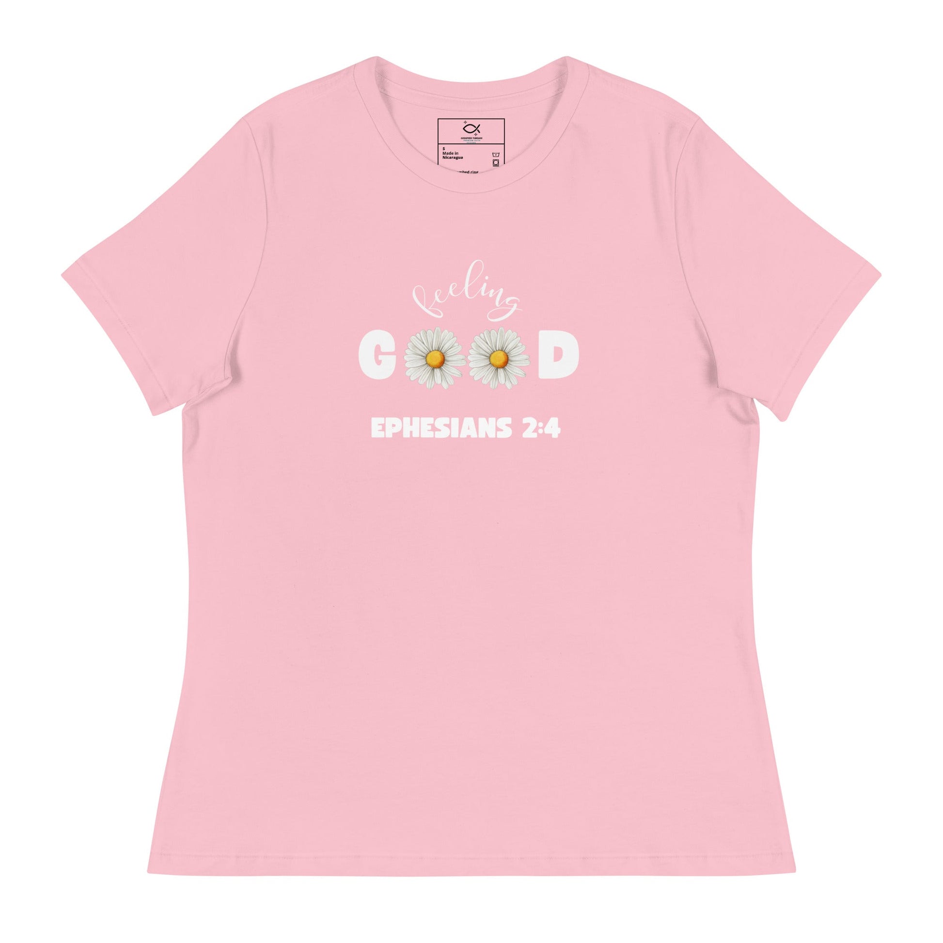 Feeling Good T-Shirt – Ephesians 2:4 Daisy Faith Design | t-shirts – GodSpeed Threads
