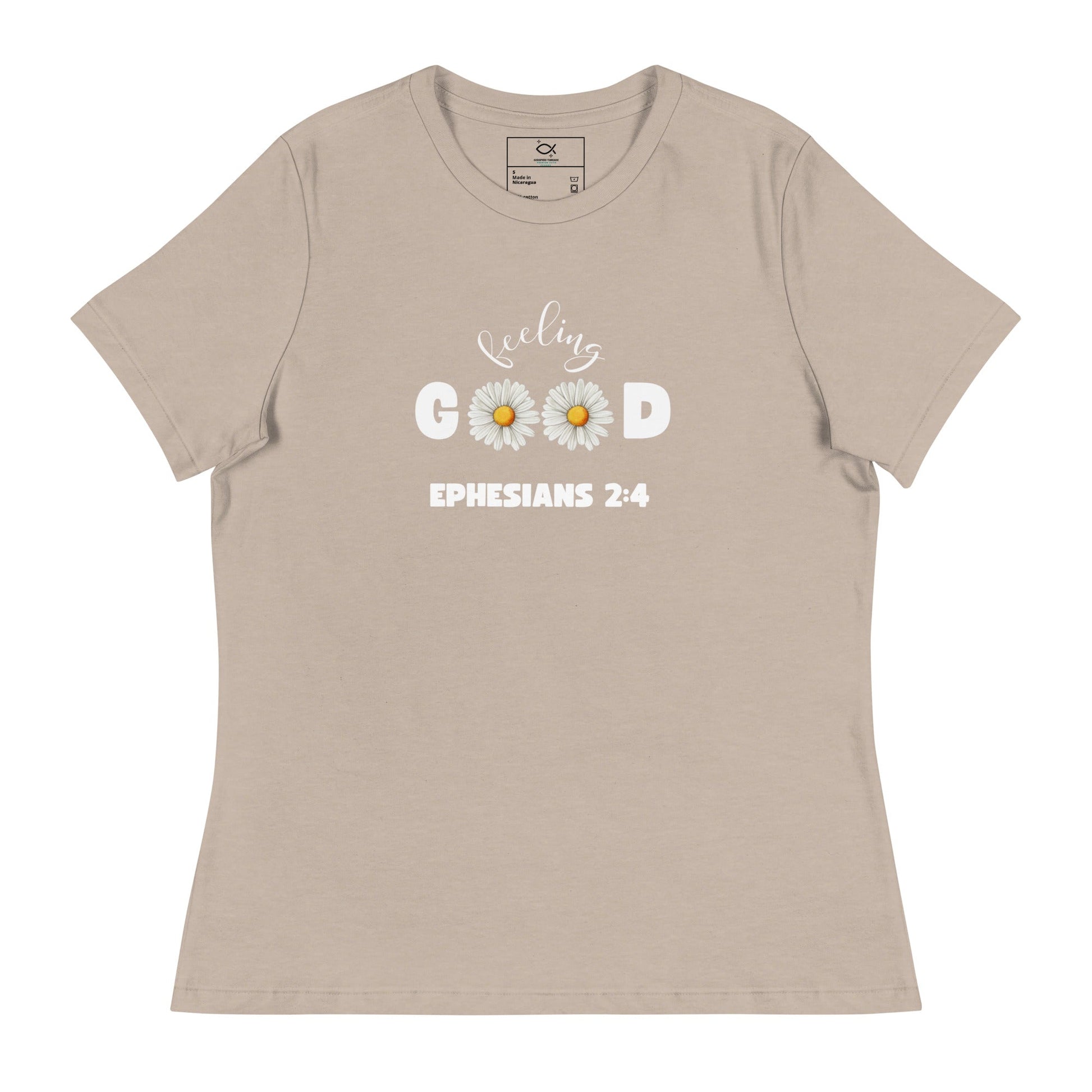 Feeling Good T-Shirt – Ephesians 2:4 Daisy Faith Design | t-shirts – GodSpeed Threads