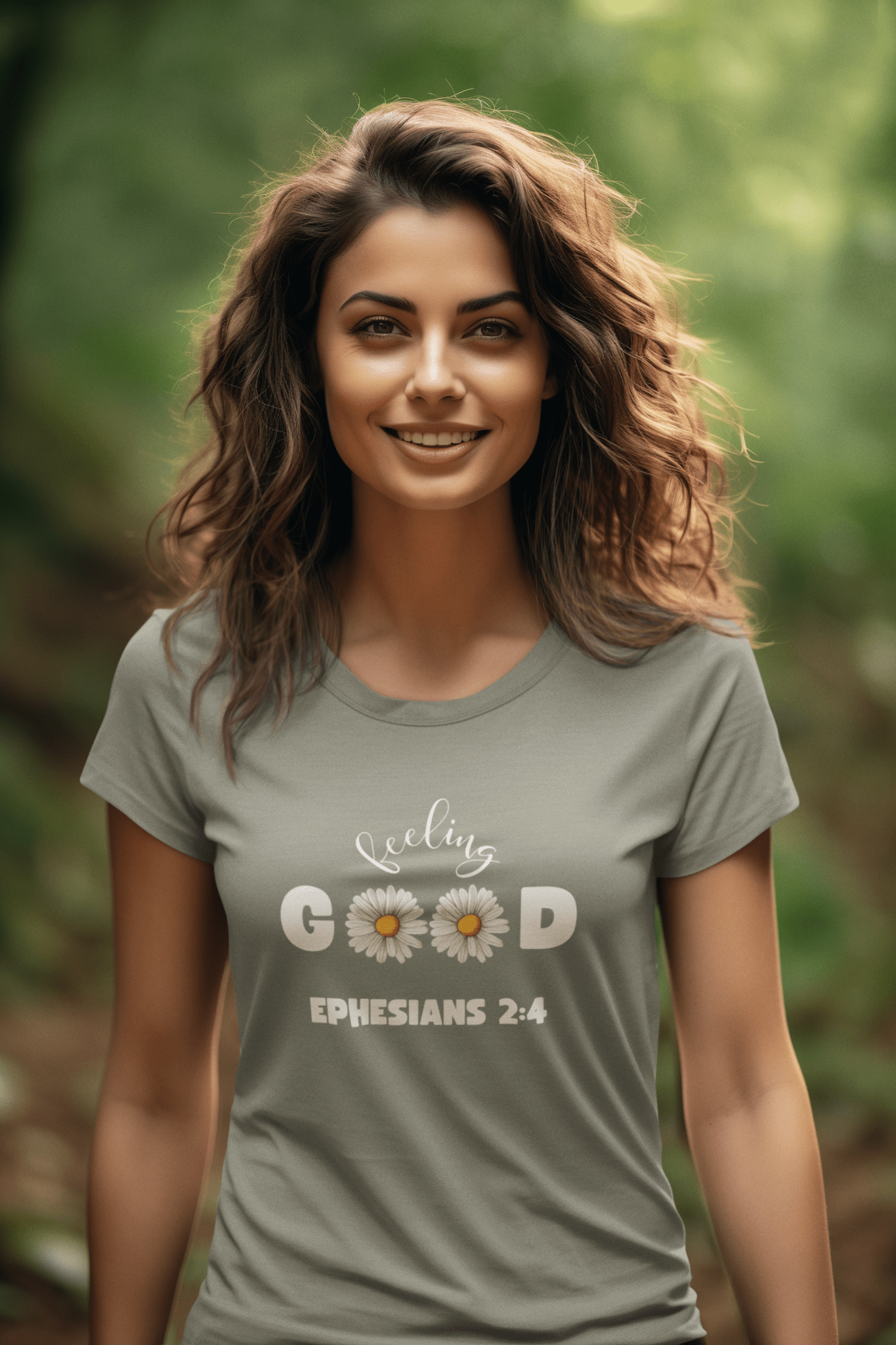 Feeling Good T-Shirt – Ephesians 2:4 Daisy Faith Design | t-shirts – GodSpeed Threads