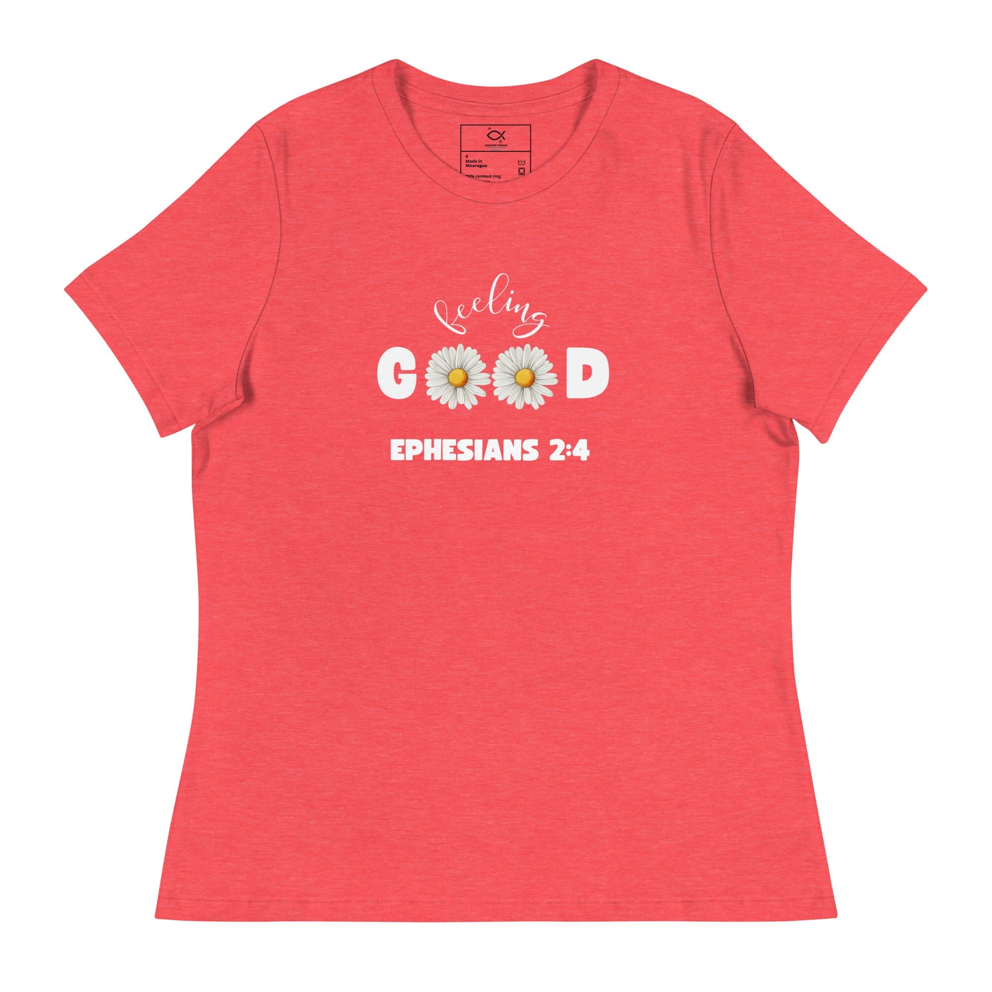 Feeling Good T-Shirt – Ephesians 2:4 Daisy Faith Design | t-shirts – GodSpeed Threads