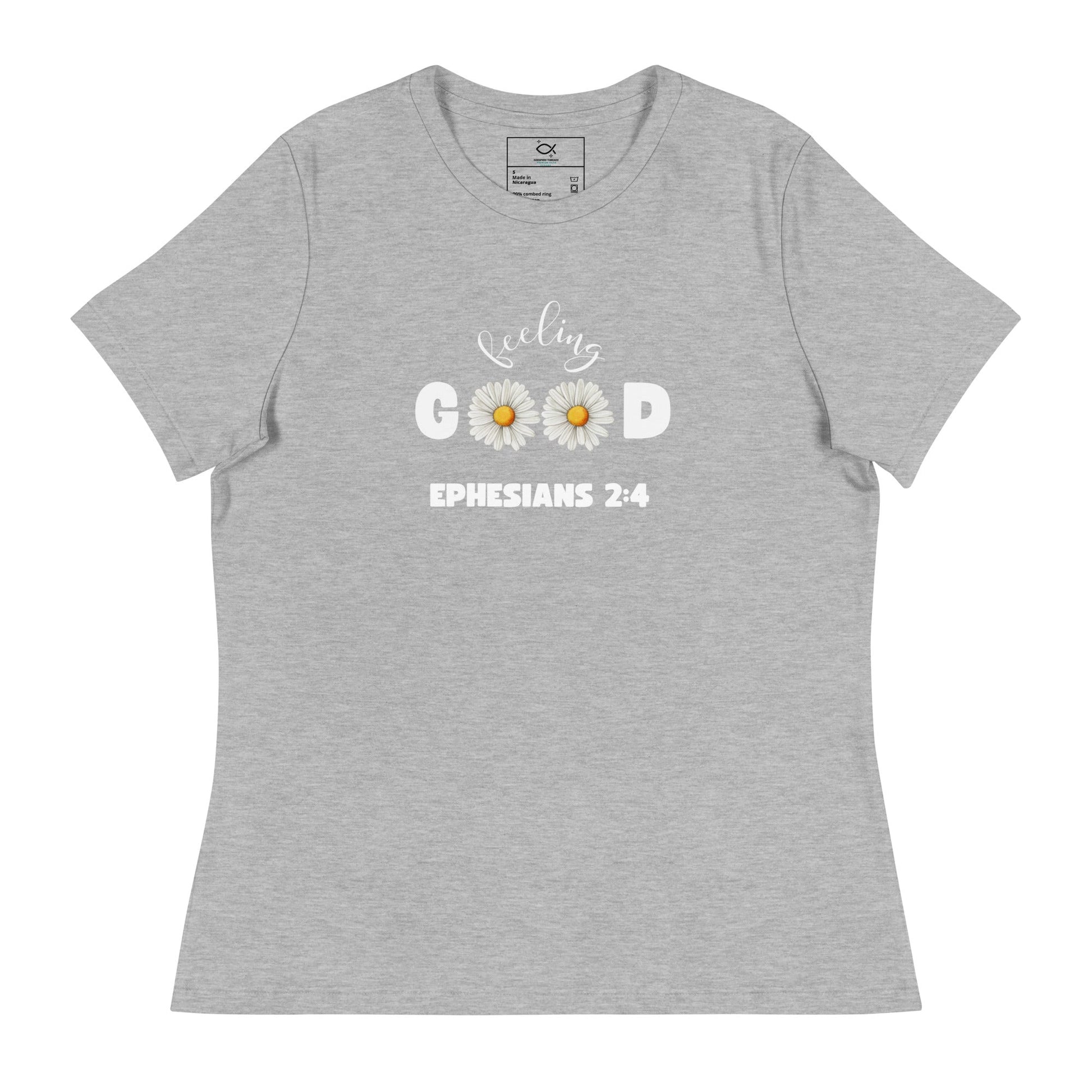Feeling Good T-Shirt – Ephesians 2:4 Daisy Faith Design | t-shirts – GodSpeed Threads