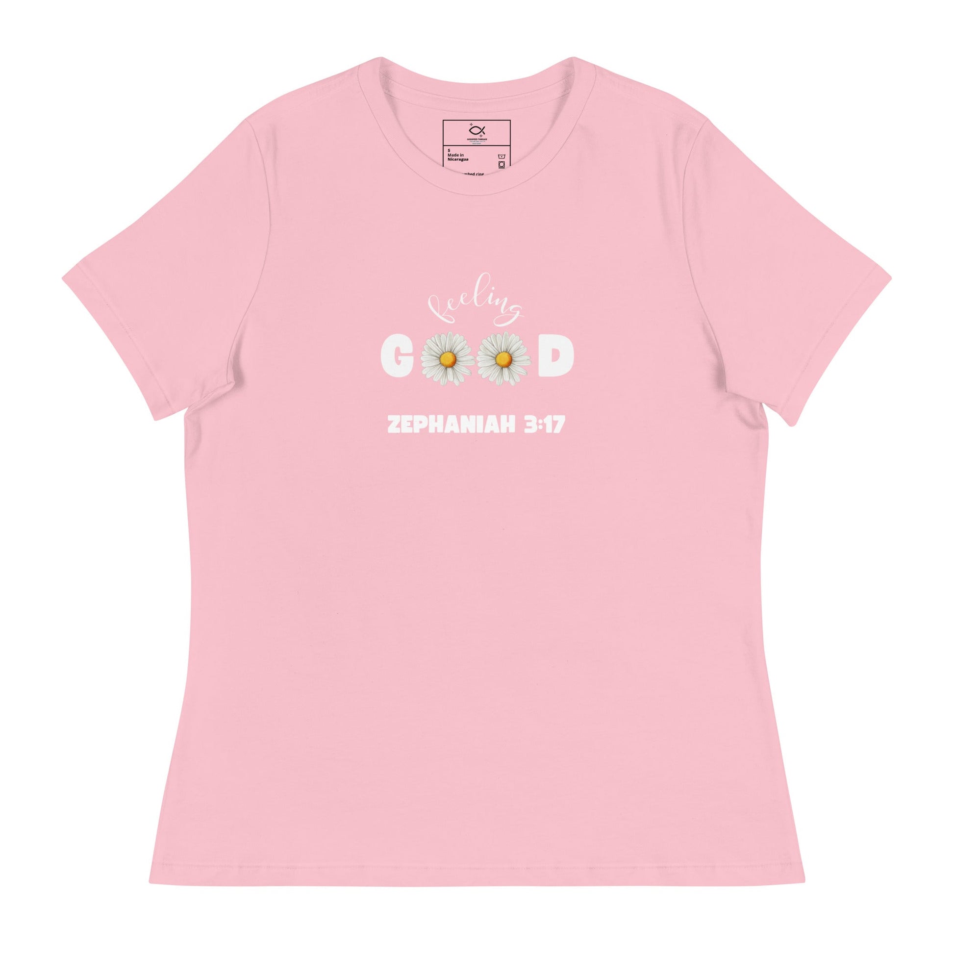 Feeling Good T-Shirt – Zephaniah 3:17 Daisy Christian Tee (Women's Fit) | – GodSpeed Threads