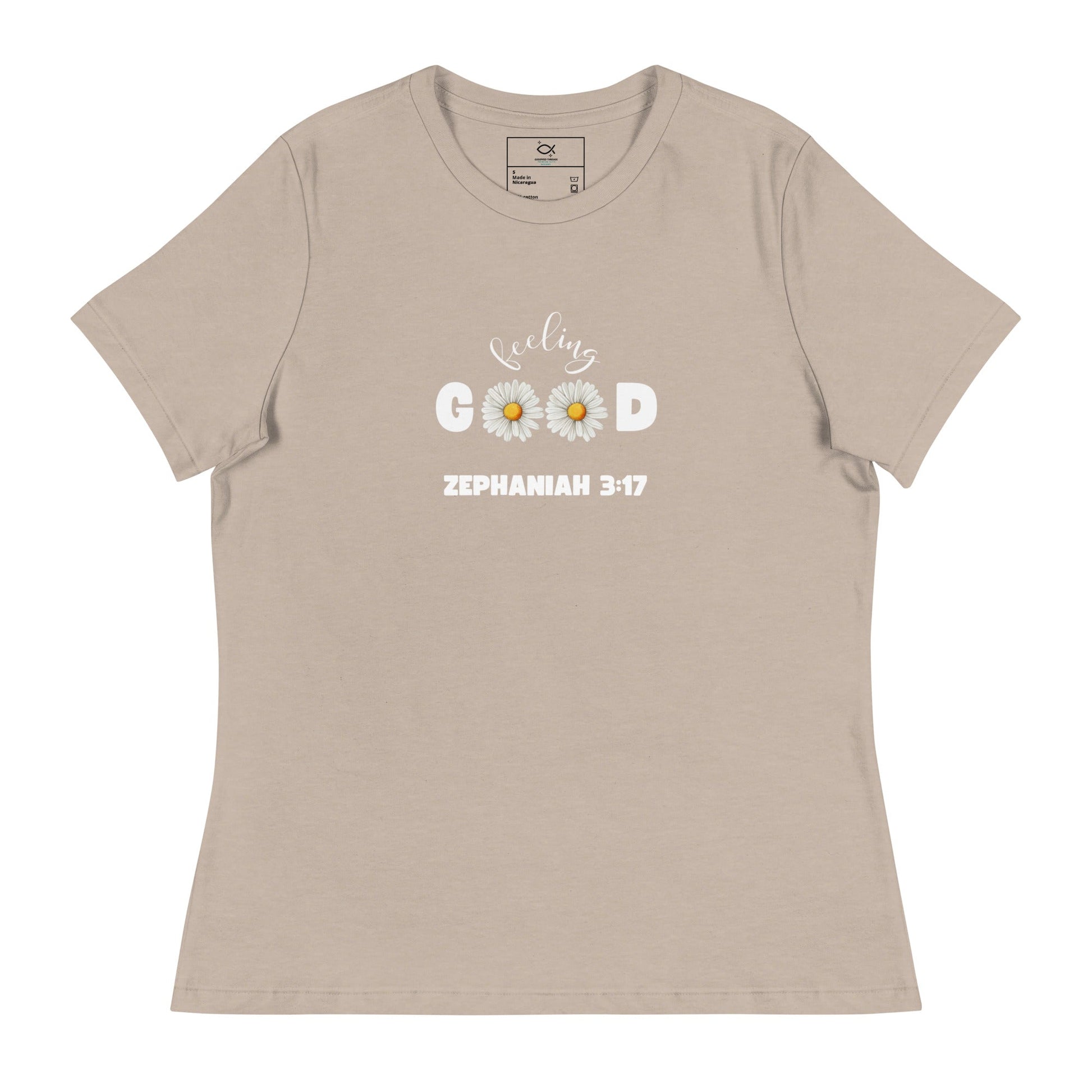 Feeling Good T-Shirt – Zephaniah 3:17 Daisy Christian Tee (Women's Fit) | – GodSpeed Threads