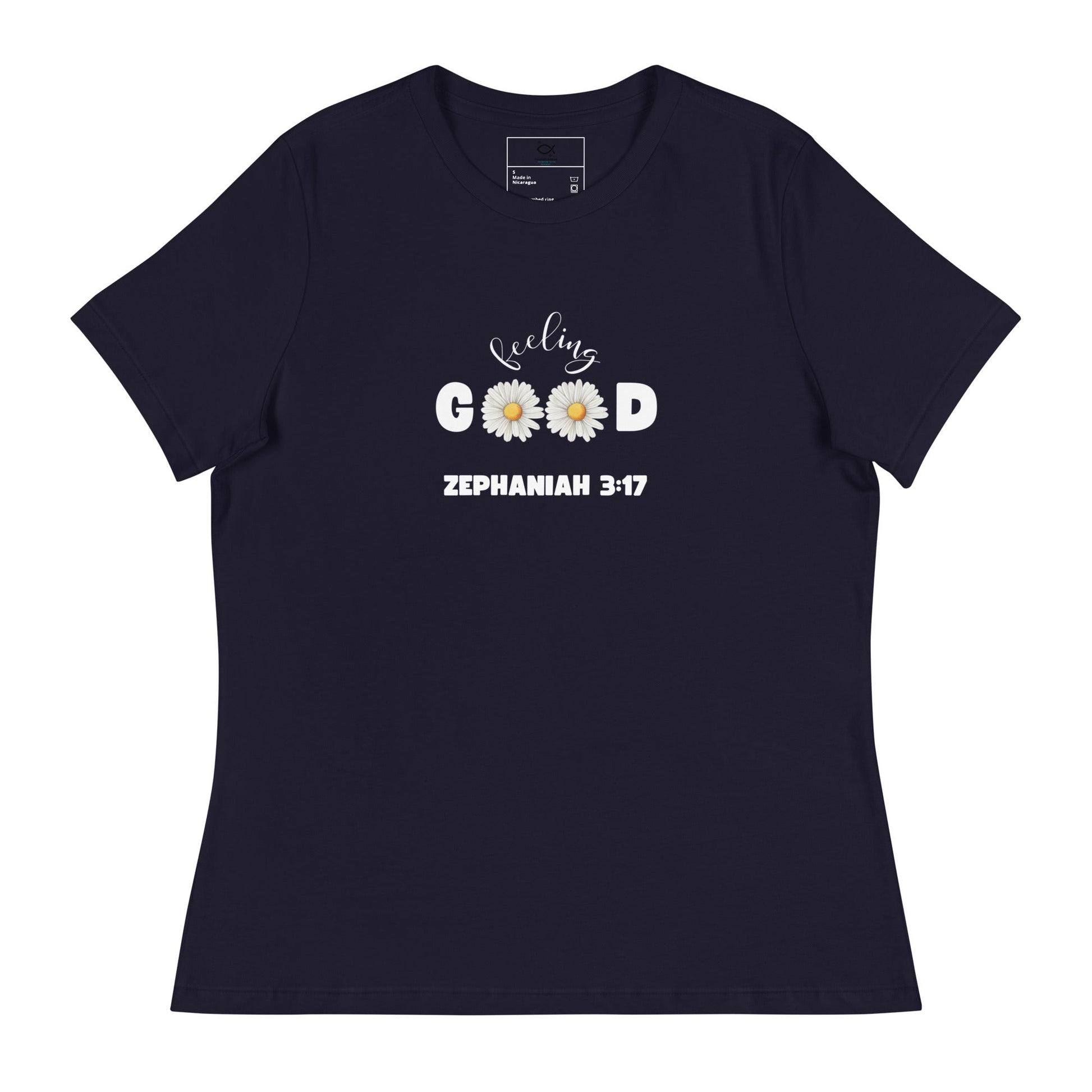 Feeling Good T-Shirt – Zephaniah 3:17 Daisy Christian Tee (Women's Fit) | – GodSpeed Threads