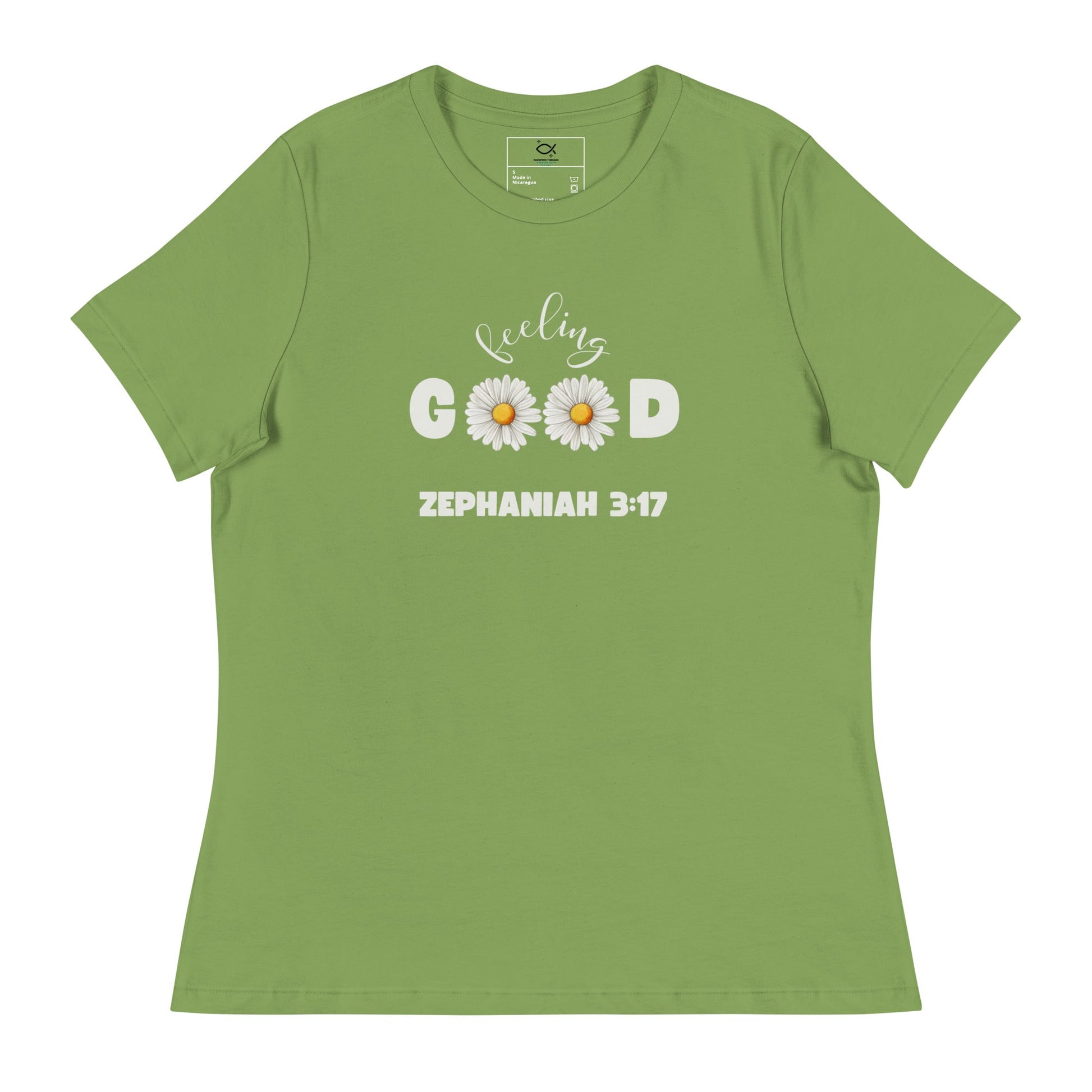 Feeling Good T-Shirt – Zephaniah 3:17 Daisy Faith Design | t-shirts – GodSpeed Threads