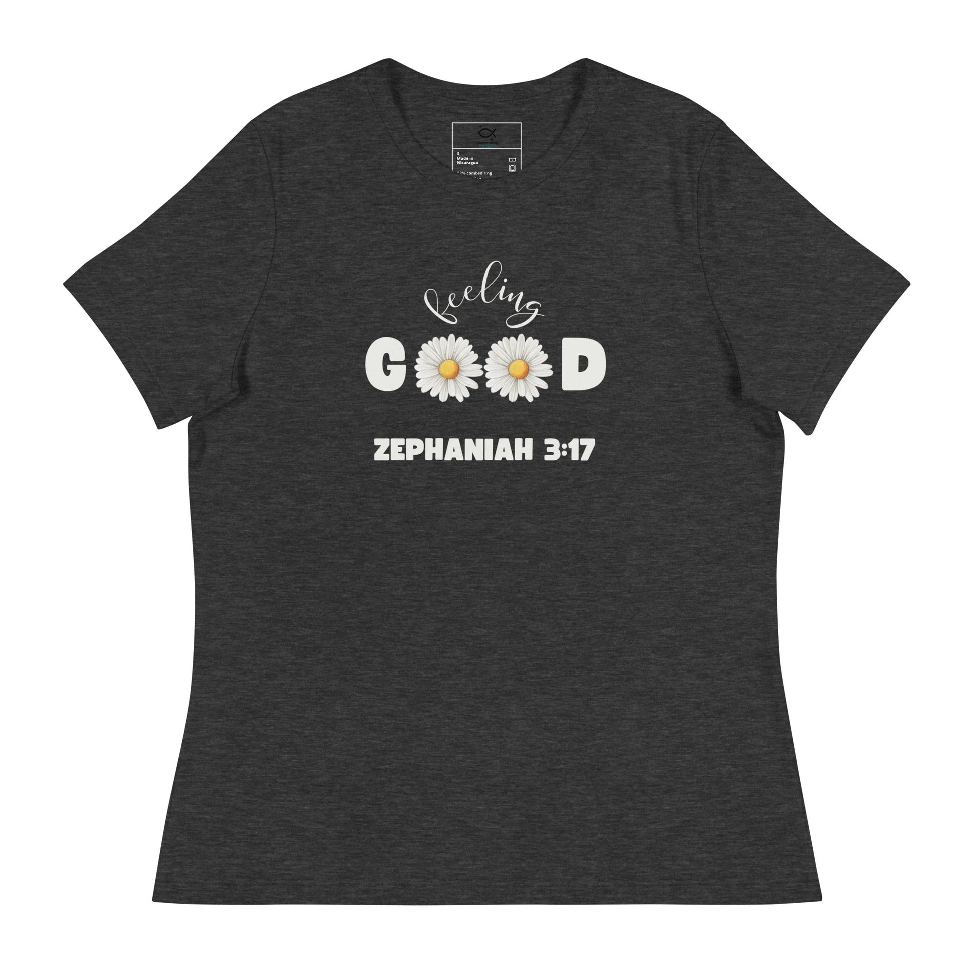 Feeling Good T-Shirt – Zephaniah 3:17 Daisy Faith Design | t-shirts – GodSpeed Threads
