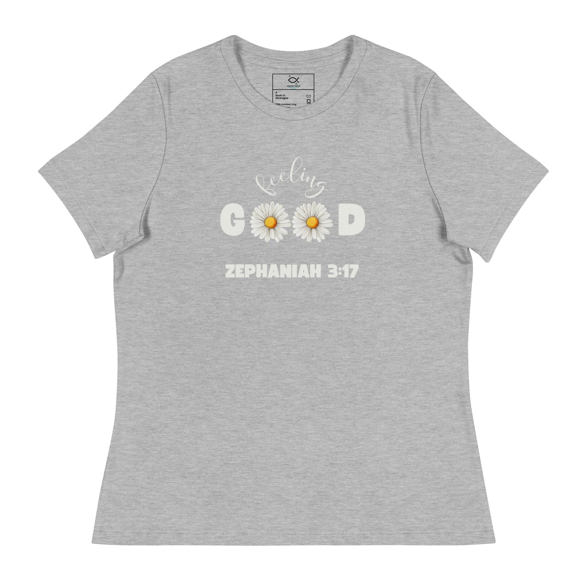 Feeling Good T-Shirt – Zephaniah 3:17 Daisy Faith Design | t-shirts – GodSpeed Threads