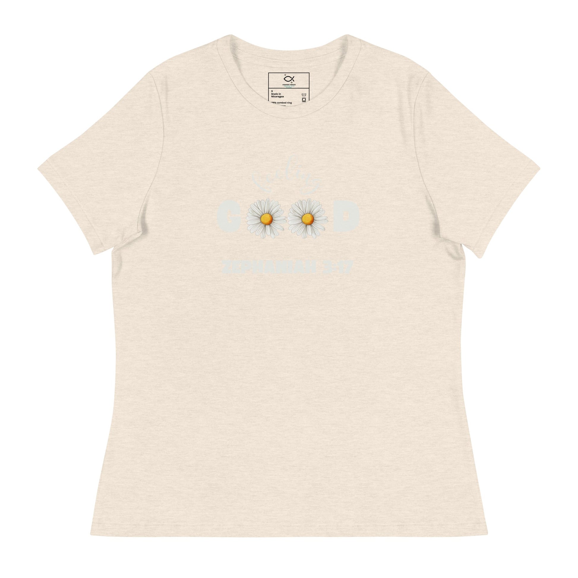 Feeling Good T-Shirt – Zephaniah 3:17 Daisy Faith Design | t-shirts – GodSpeed Threads