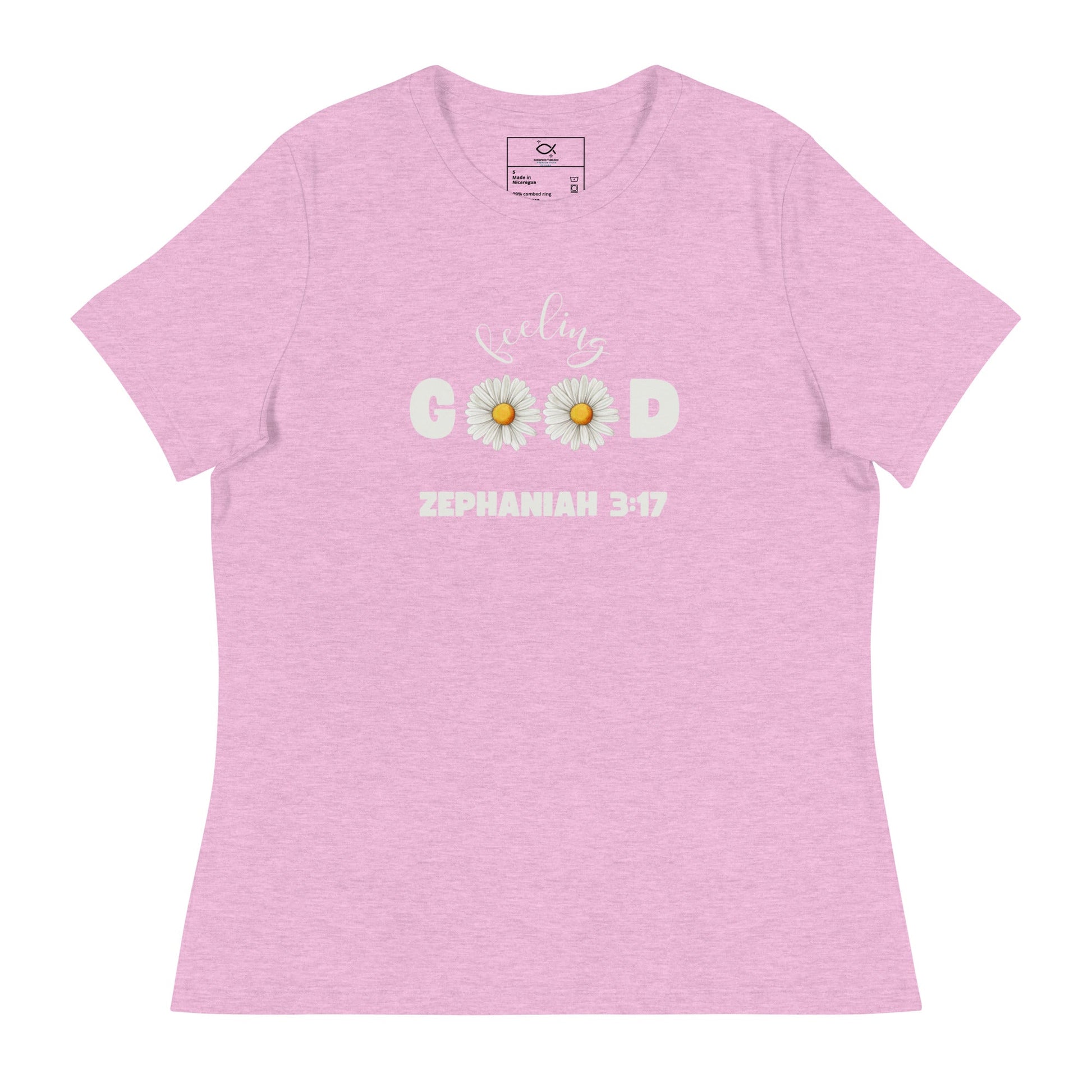 Feeling Good T-Shirt – Zephaniah 3:17 Daisy Faith Design | t-shirts – GodSpeed Threads