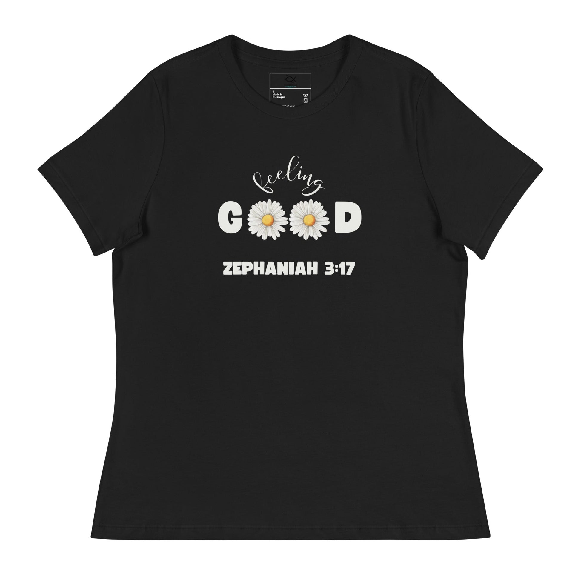 Feeling Good T-Shirt – Zephaniah 3:17 Daisy Faith Design | t-shirts – GodSpeed Threads