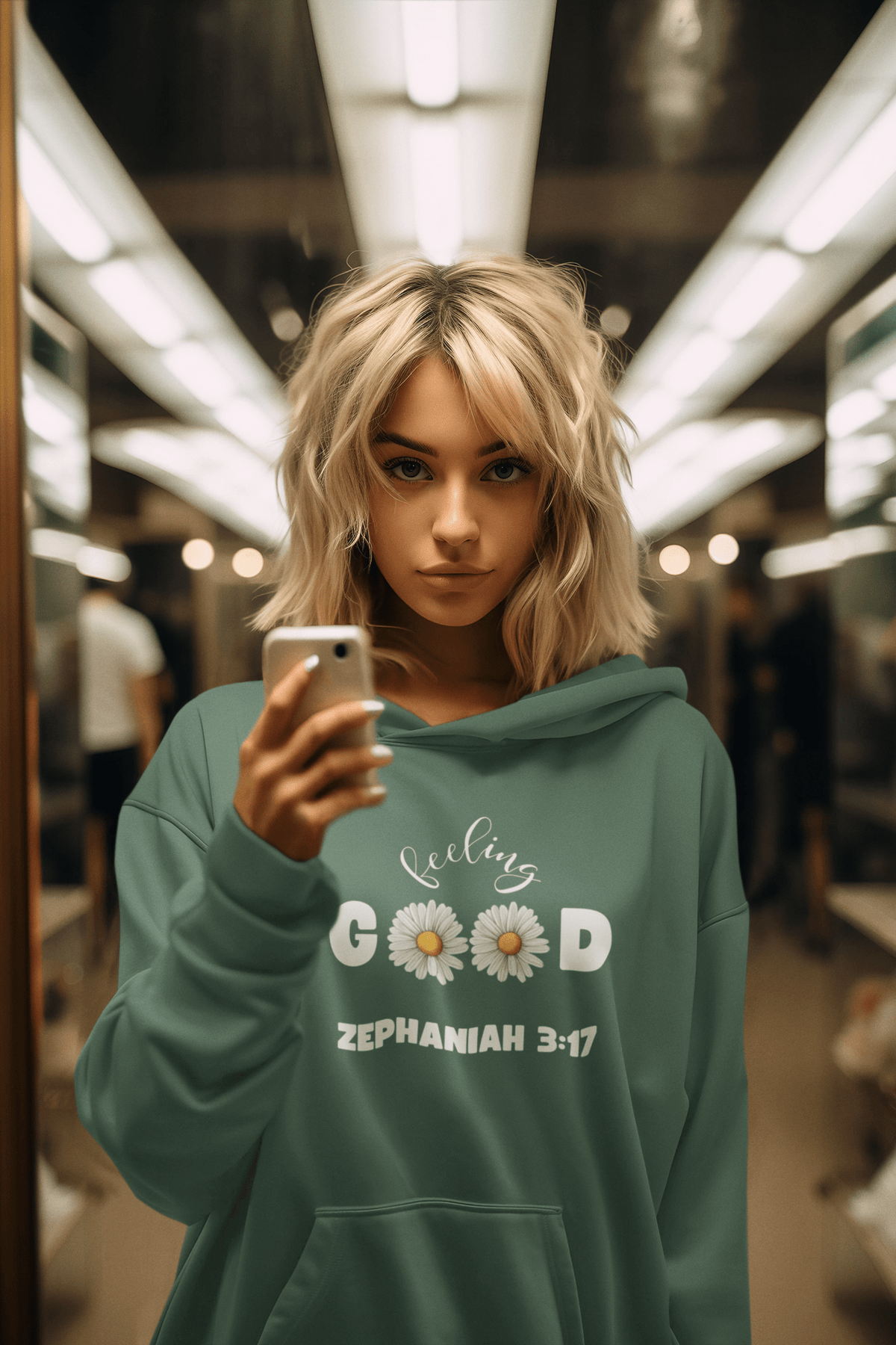 ✝️ Feeling Good Zephaniah 3:17 Christian Hoodie – Faith - Based Comfort Wear | Hoodies – GodSpeed Threads