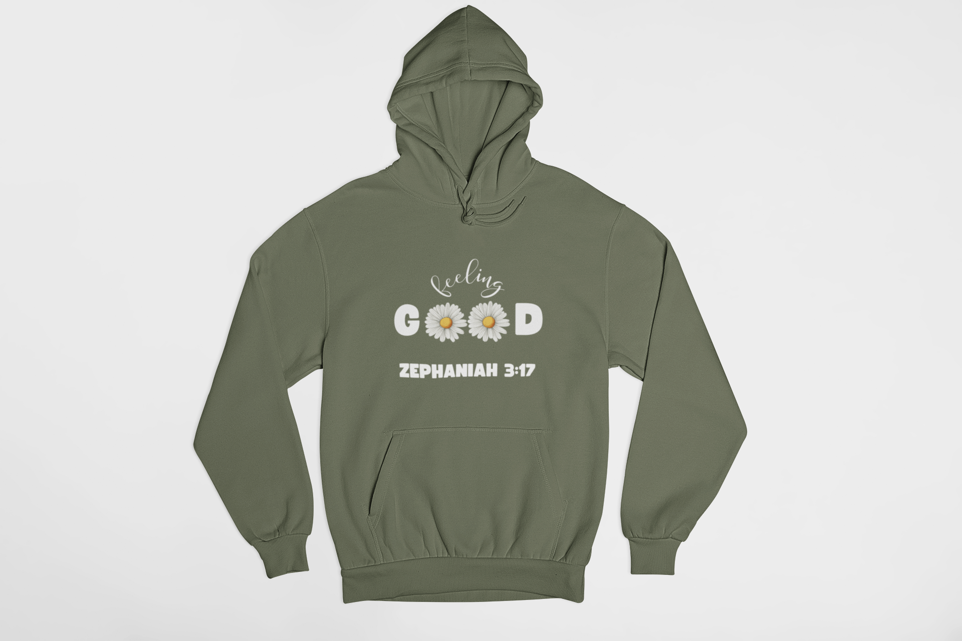 ✝️ Feeling Good Zephaniah 3:17 Christian Hoodie – Faith - Based Comfort Wear | Hoodies – GodSpeed Threads