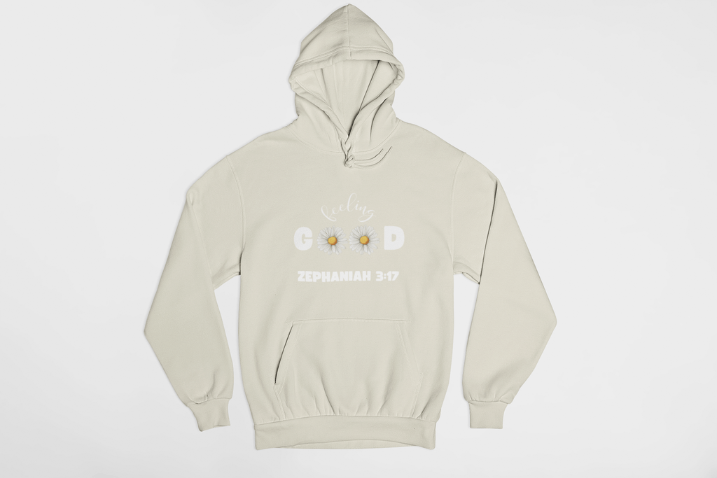 ✝️ Feeling Good Zephaniah 3:17 Christian Hoodie – Faith - Based Comfort Wear | Hoodies – GodSpeed Threads