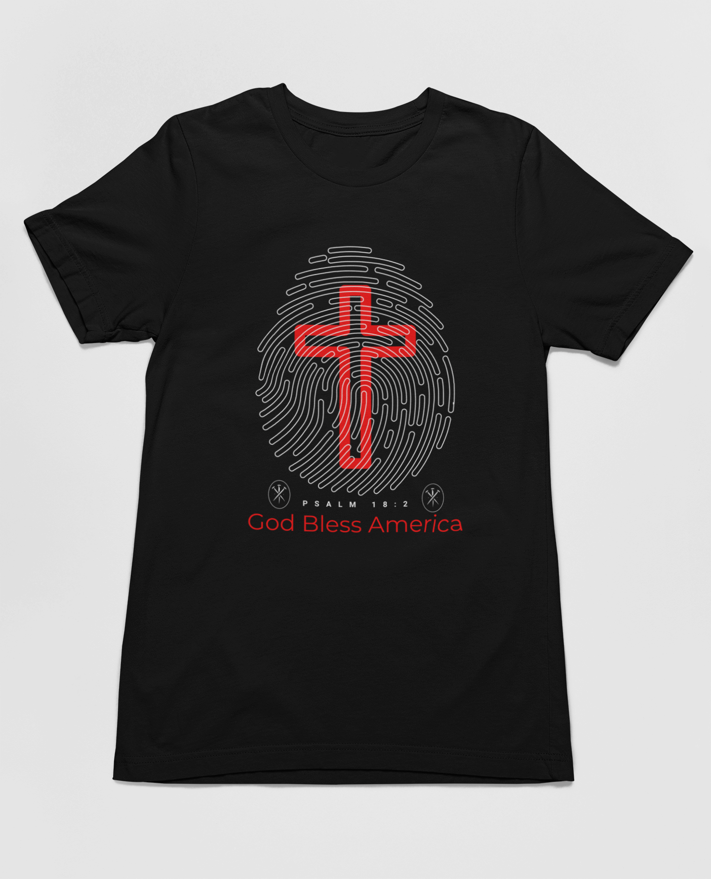 ✝️ God Bless America T-Shirt - Psalm 18:2 | T-Shirts – GodSpeed Threads