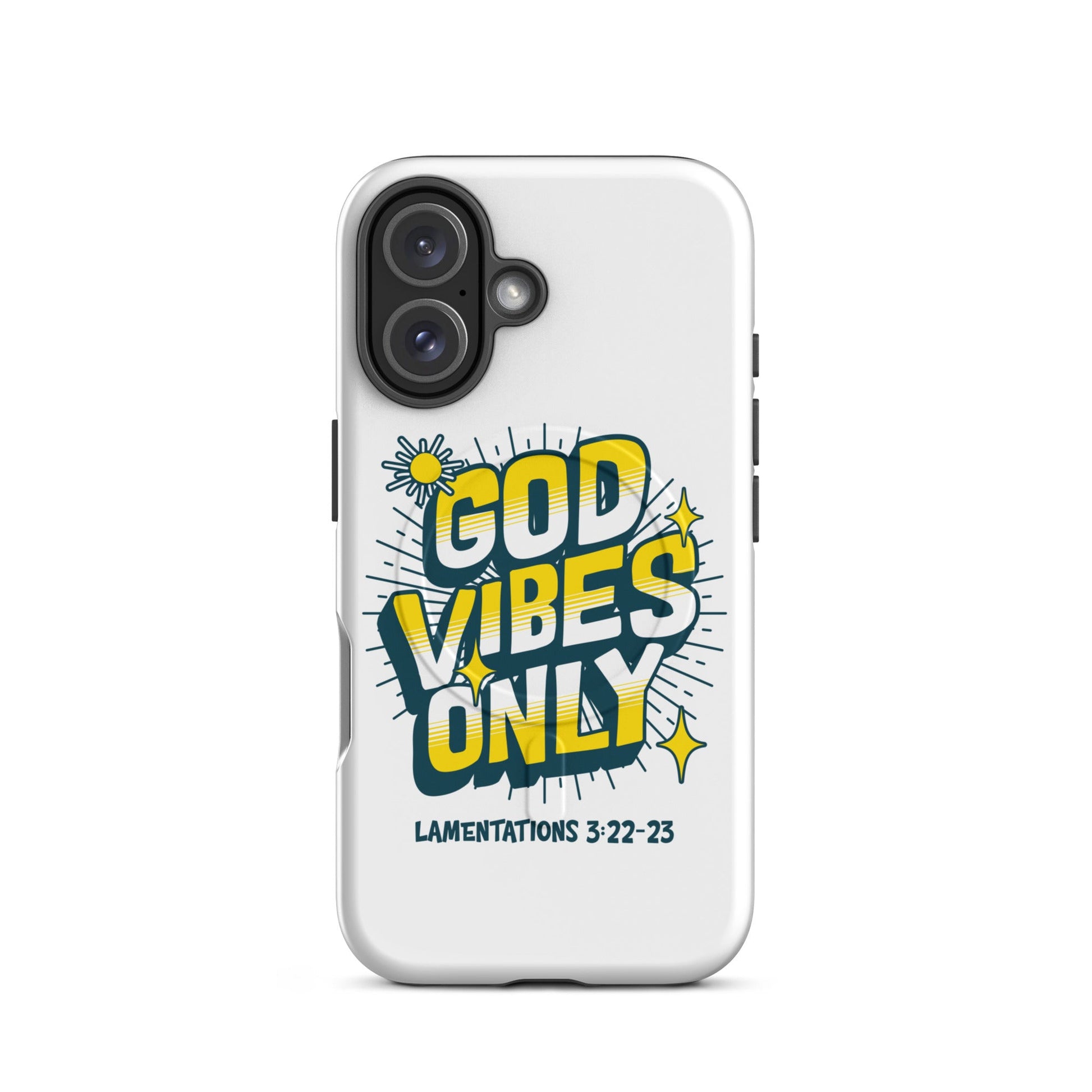 God Vibes Only – Lamentations 3:22 - 23 – MagSafe® Tough Case for iPhone | Phone Case – GodSpeed Threads