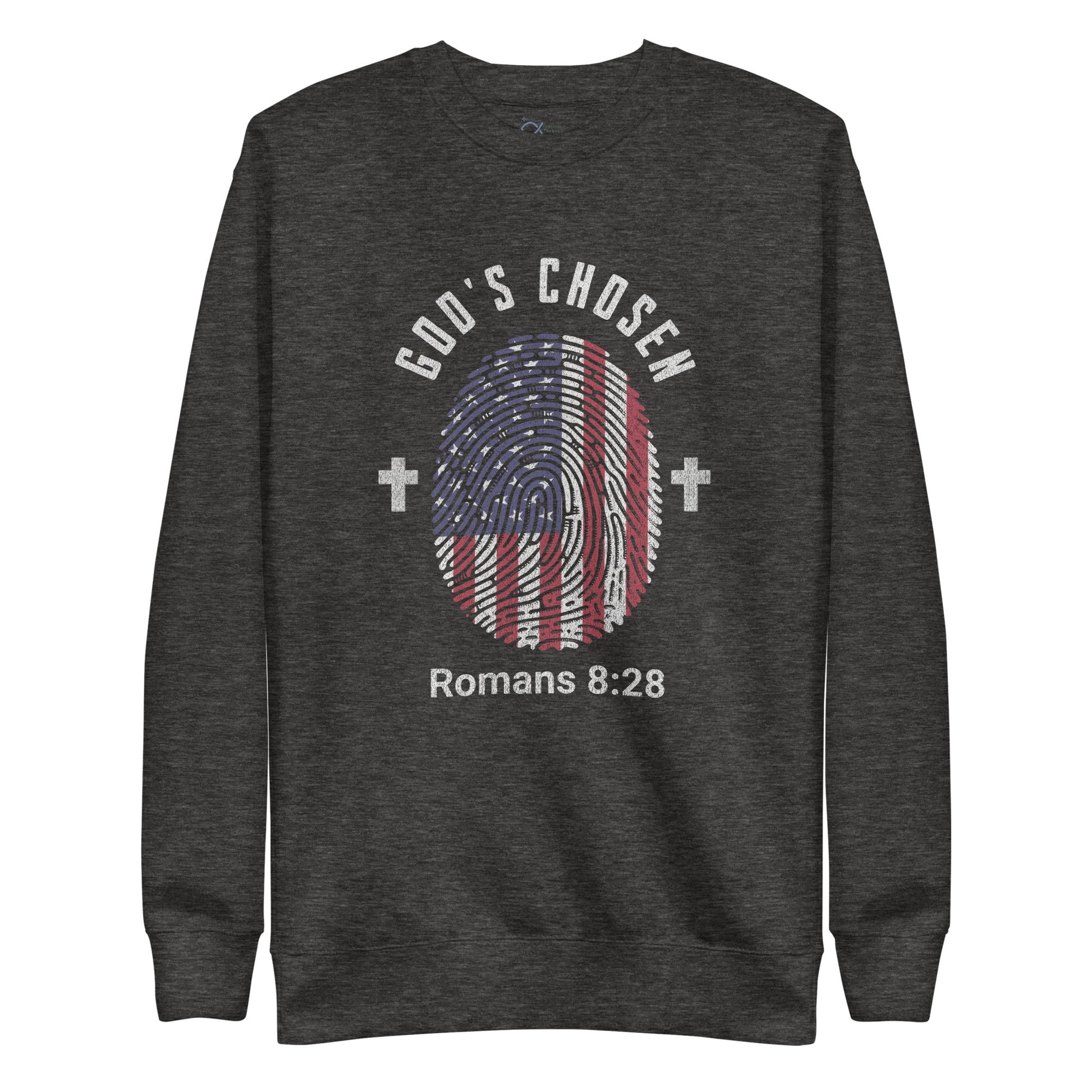 ⭐ God’s Chosen Romans 8:28 Sweatshirt – Faith & Identity Statement | sweatshirts – GodSpeed Threads