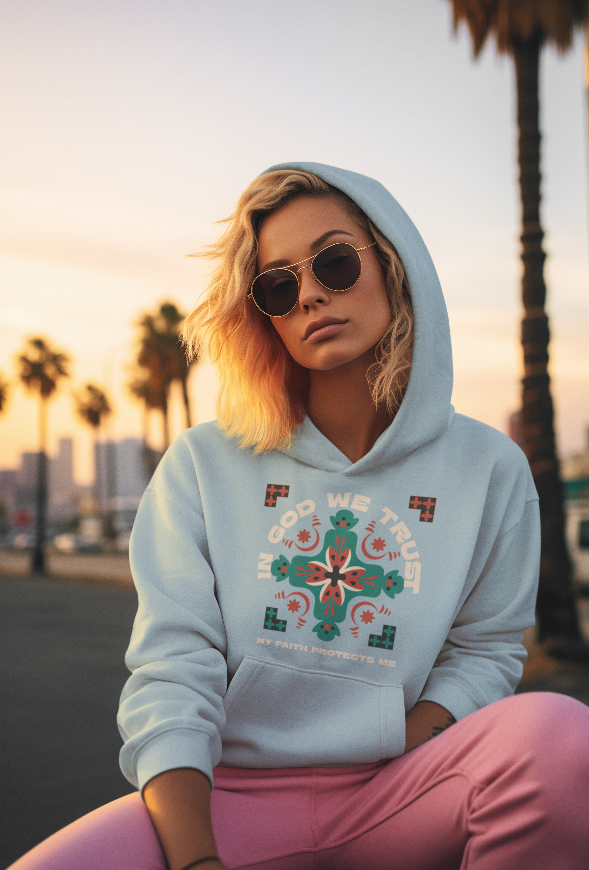 In God We Trust Hoodie – Faith Protects Me