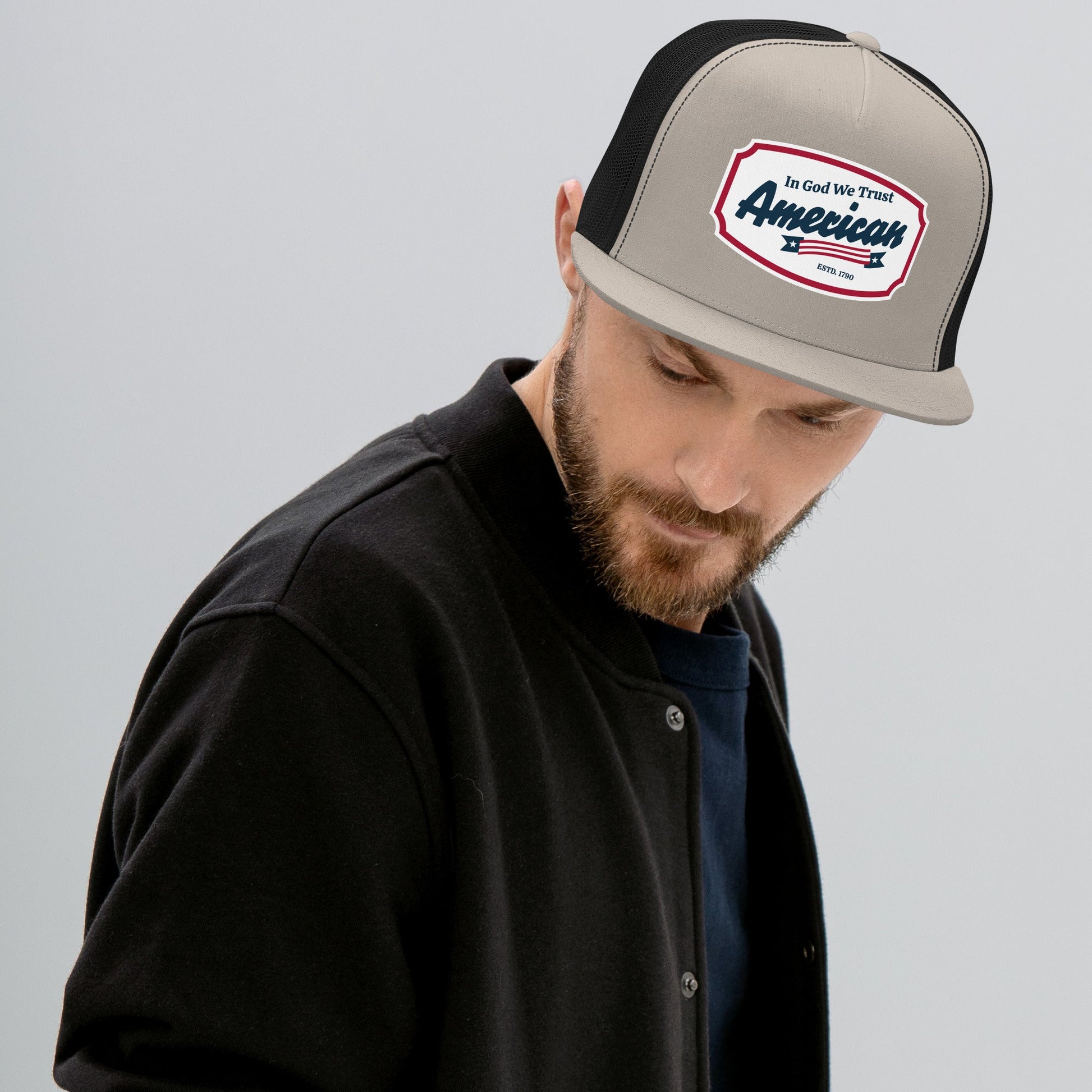 ?? In God We Trust – American Trucker Snapback Hat | Hats – GodSpeed Threads