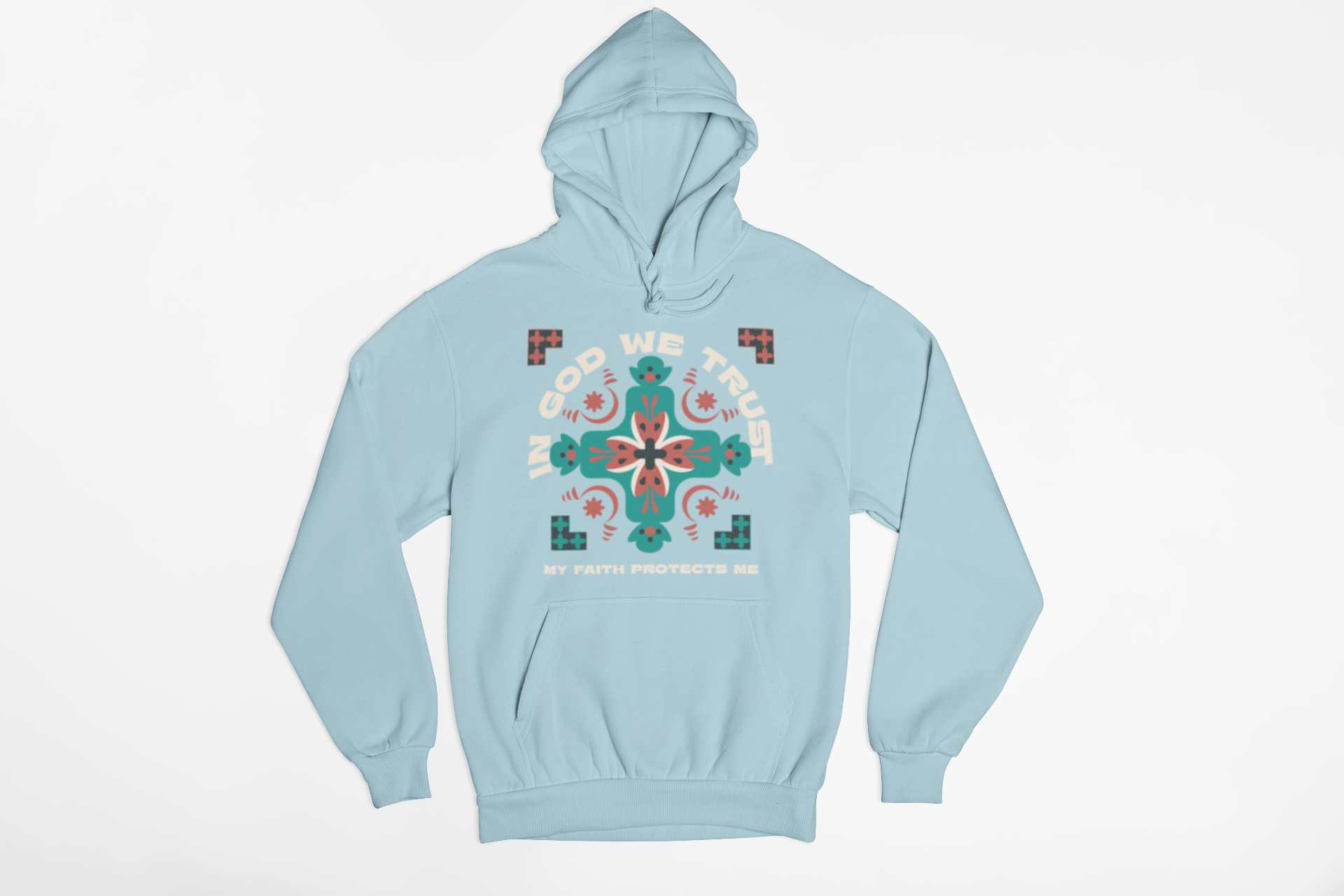 ✝️ In God We Trust Hoodie – Faith Protects Me | Hoodie – GodSpeed Threads
