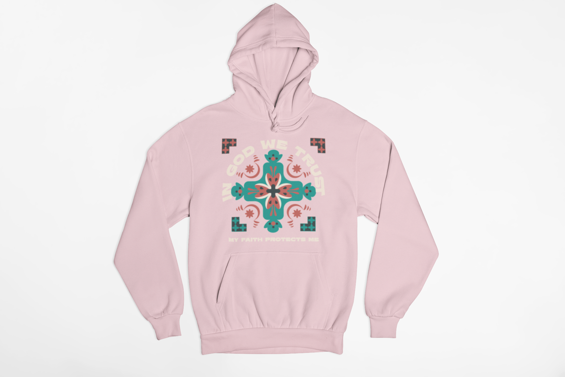✝️ In God We Trust Hoodie – Faith Protects Me | Hoodie – GodSpeed Threads