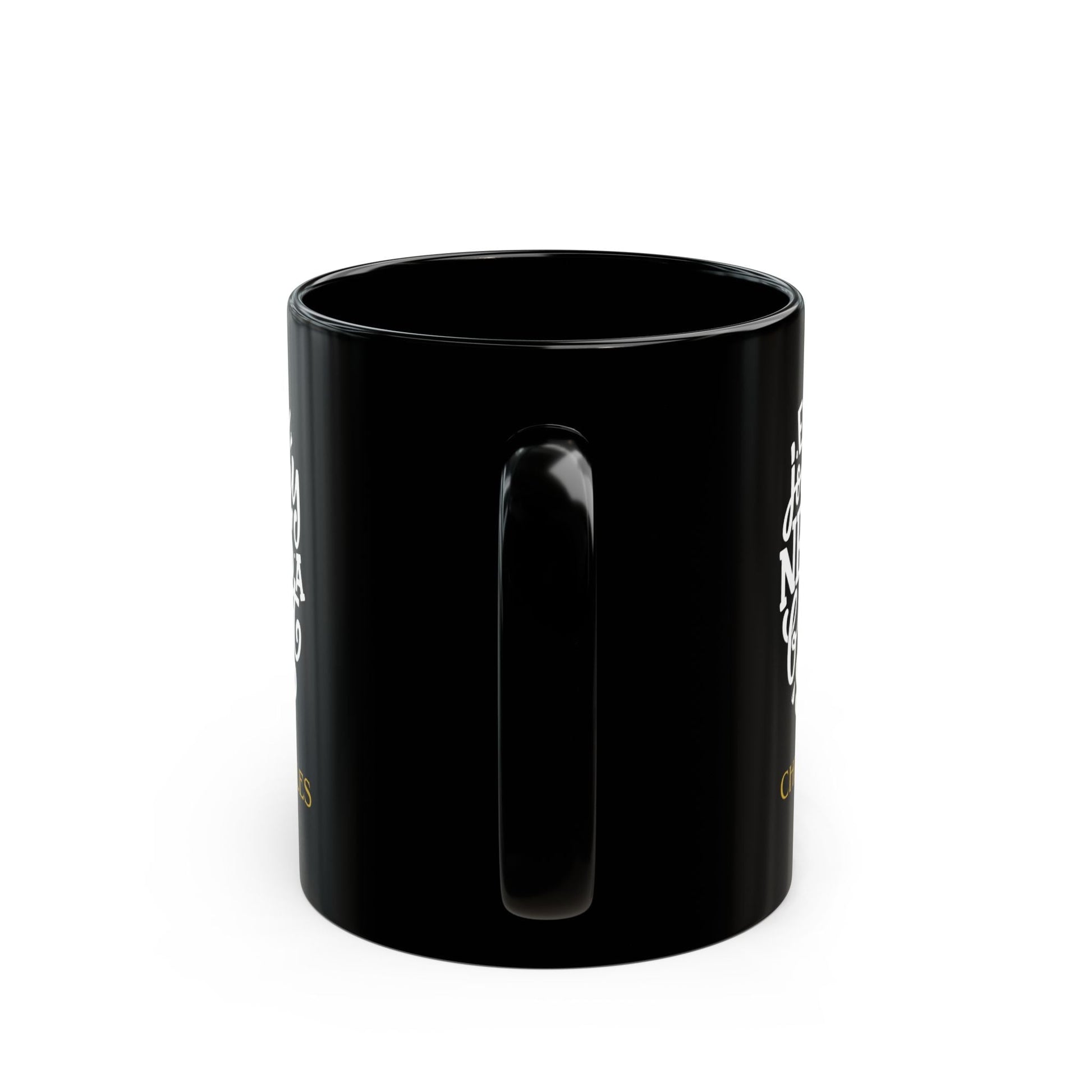 Inspirational Coffee Mug | Every Journey Needs a First Step | Motivational Gift, Bible Verse, Office Mug, Home Decor, Black Ceramic Cup | Mug – GodSpeed Threads