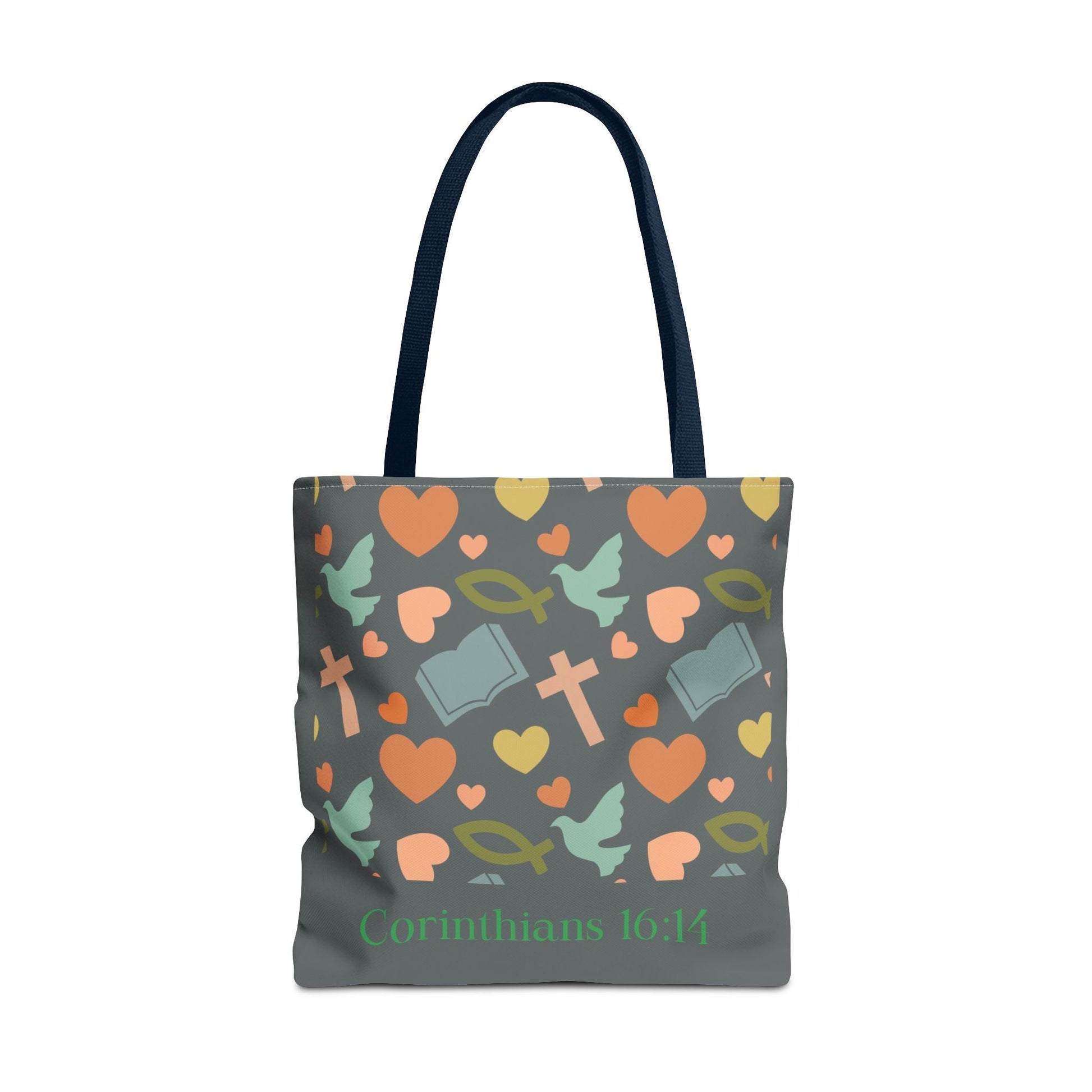 Inspirational Tote Bag - Faith, Love, Hope, Gift for Her, Spiritual Accessories, Bible Verse Tote | Bags – GodSpeed Threads